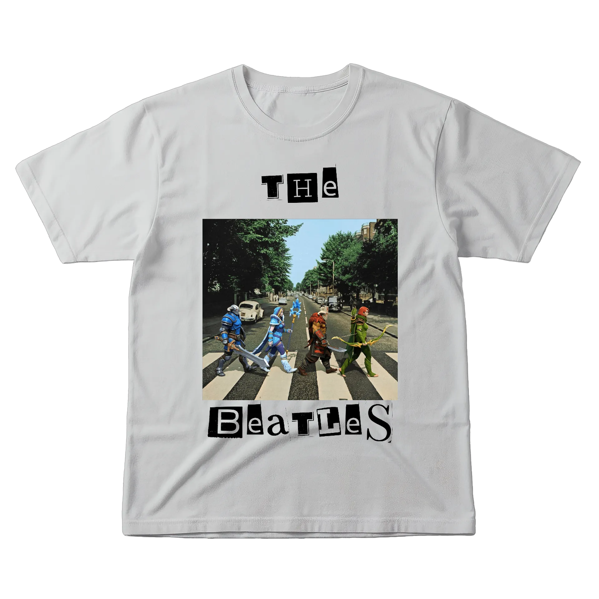 Camiseta The Beatles Heroes Dota 2 - Imagem 1