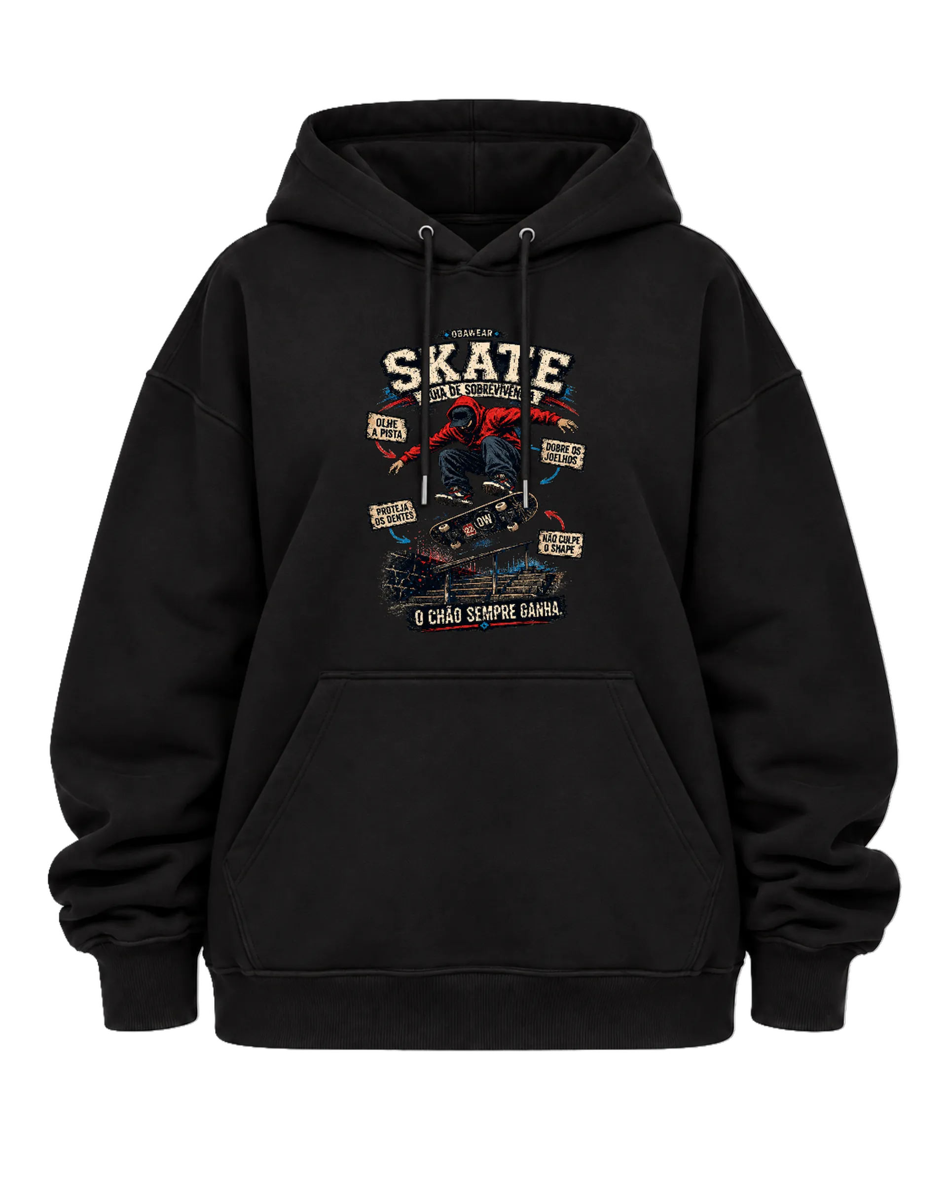 Moletom Canguru obawear Skate - Imagem 5