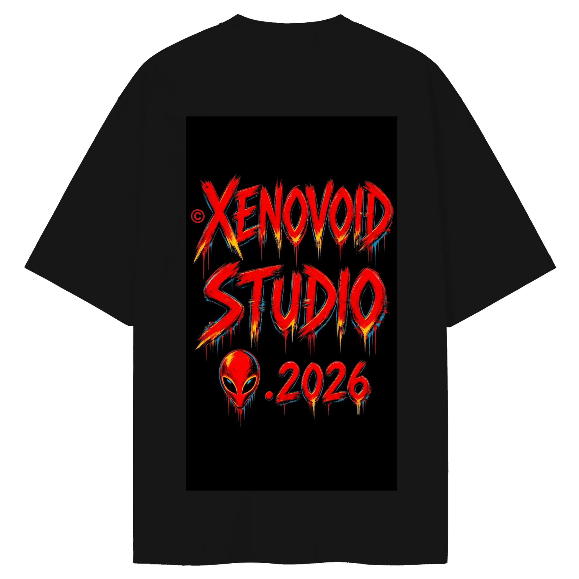 Camiseta Oversized Xenovoid Studio 👽 100% Algodão - Imagem 2