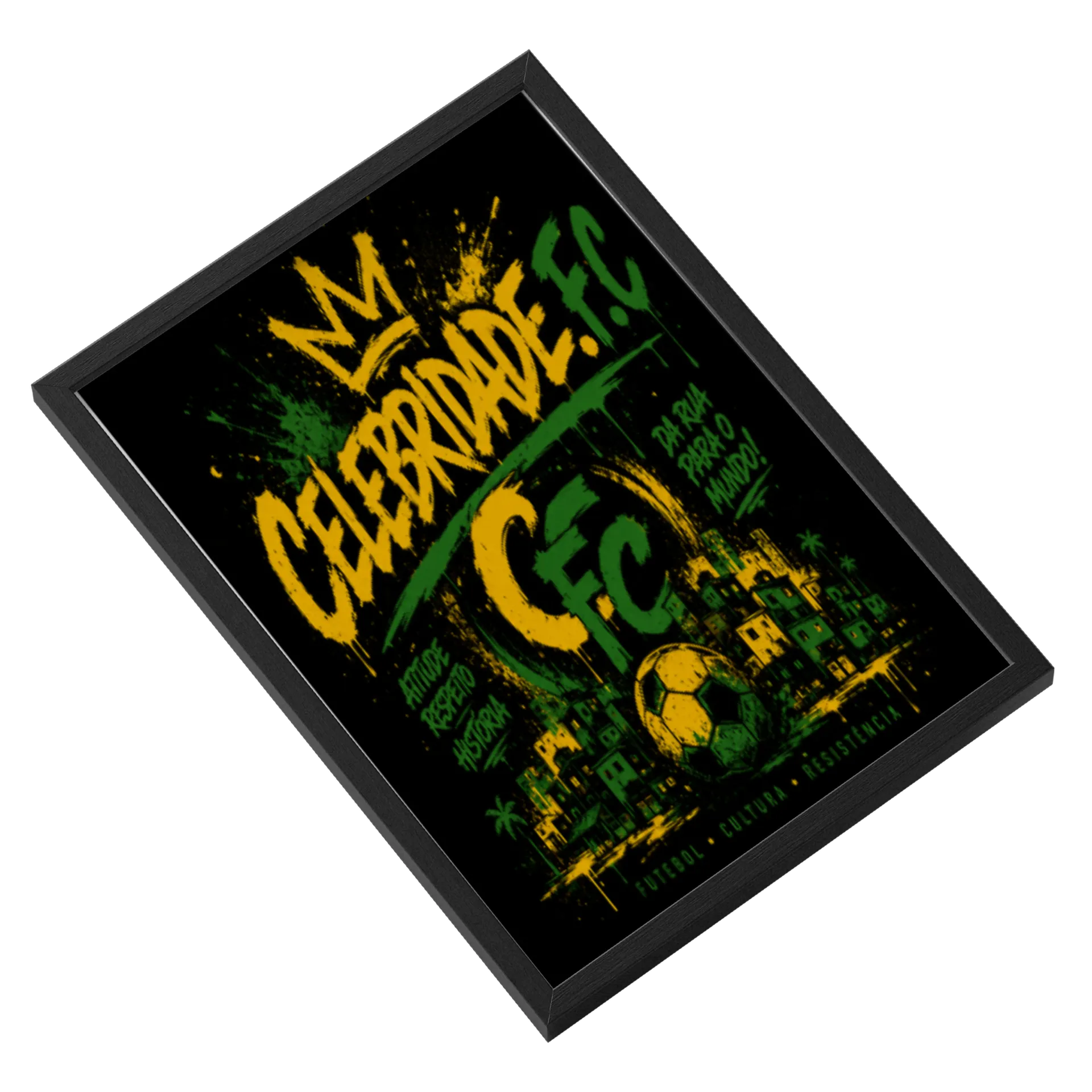 Quadro A3 personalizado de celebridade.f.c_