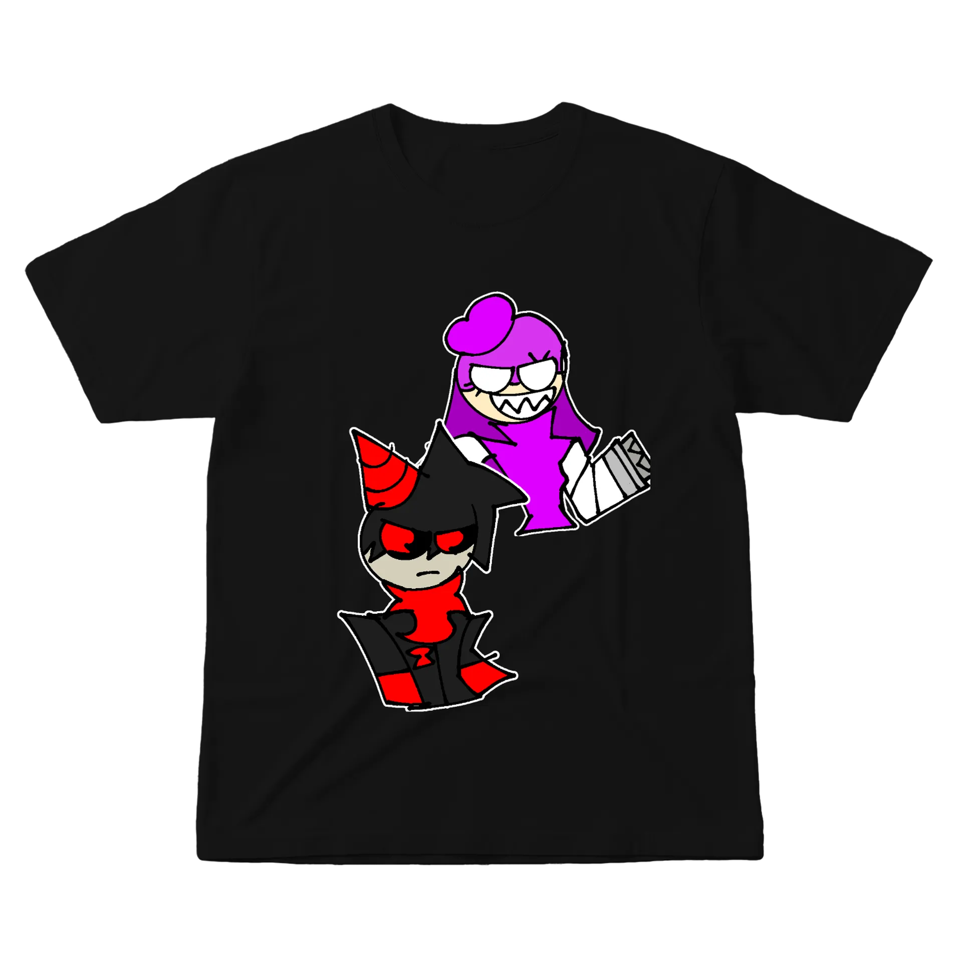 Camiseta irmão e irmã malignos 100% Algodão  de XElectronz — imagem 1 de 6
