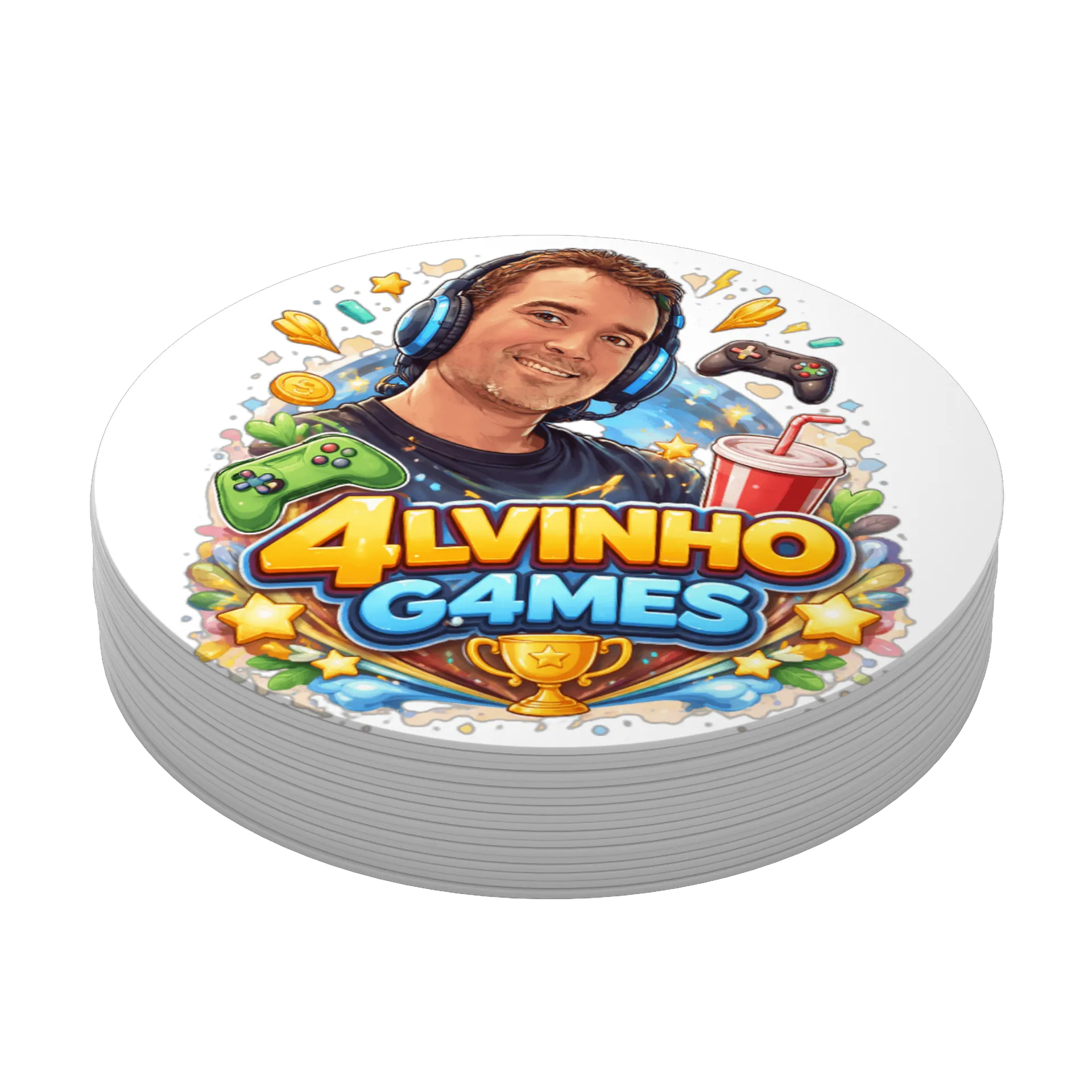 Porta-copos Alvinho Games 1 - Imagem 4
