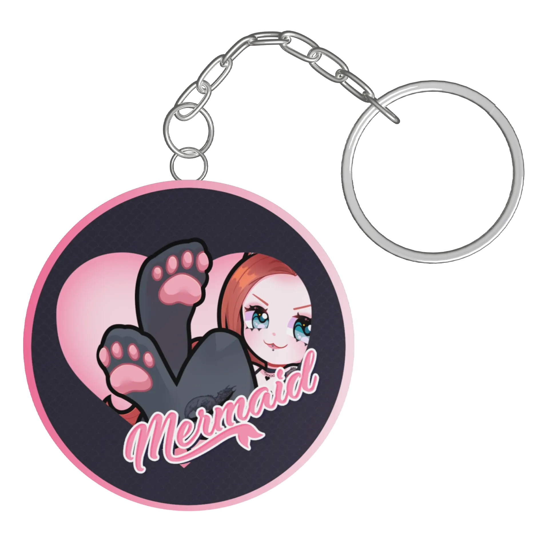 Chaveiro Mermaid 🩷 Paws Collection 🐾 de Mermaid