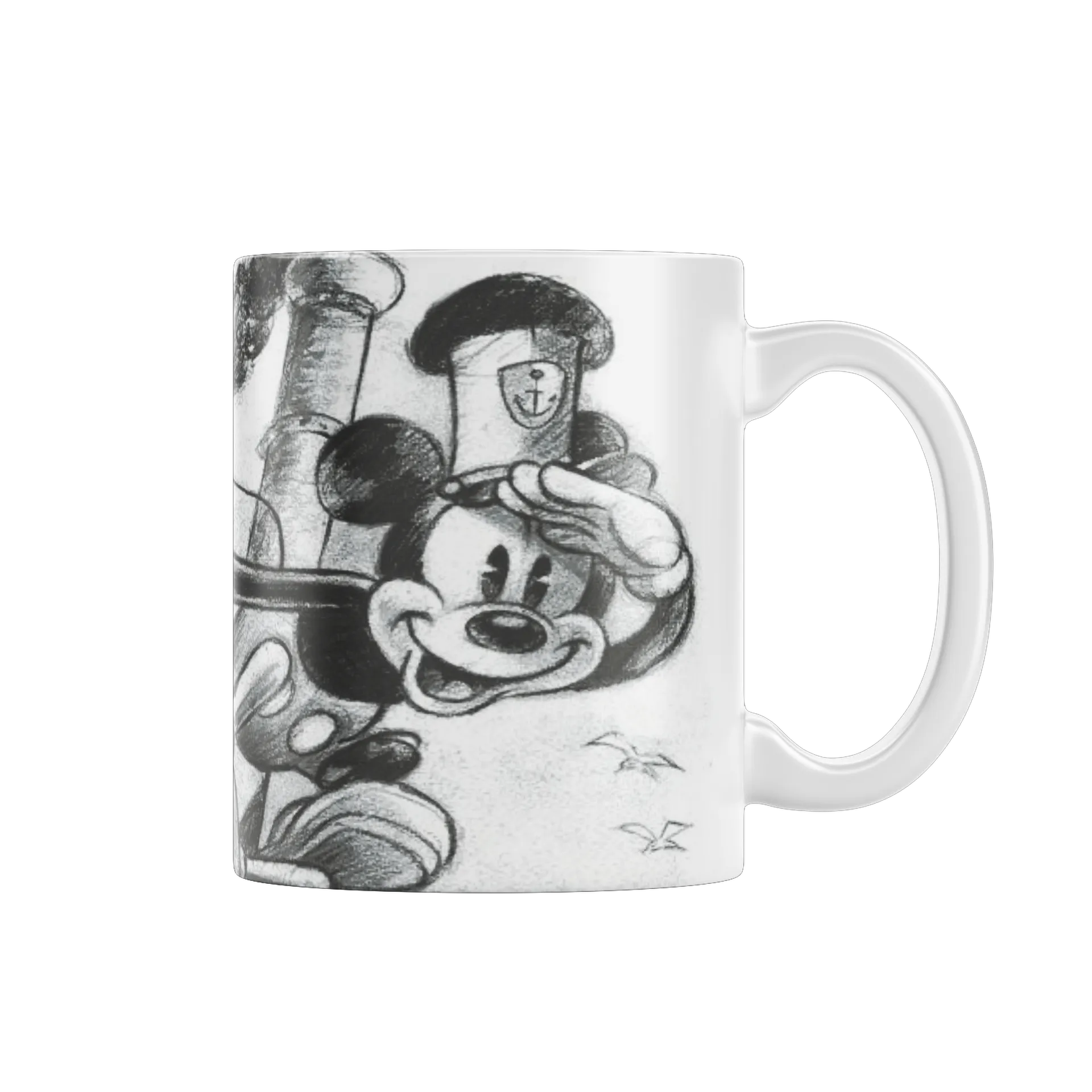 Caneca Porcelana Rato Navegando 325ml de Jerry