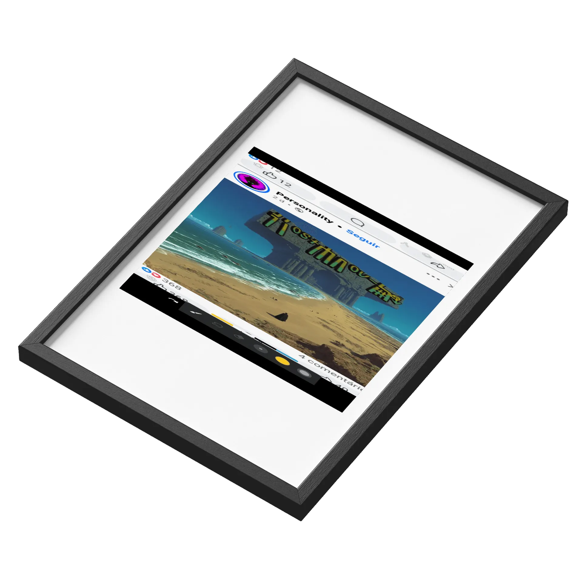 Quadro A3 personalizado Com Vidro - Imagem 3