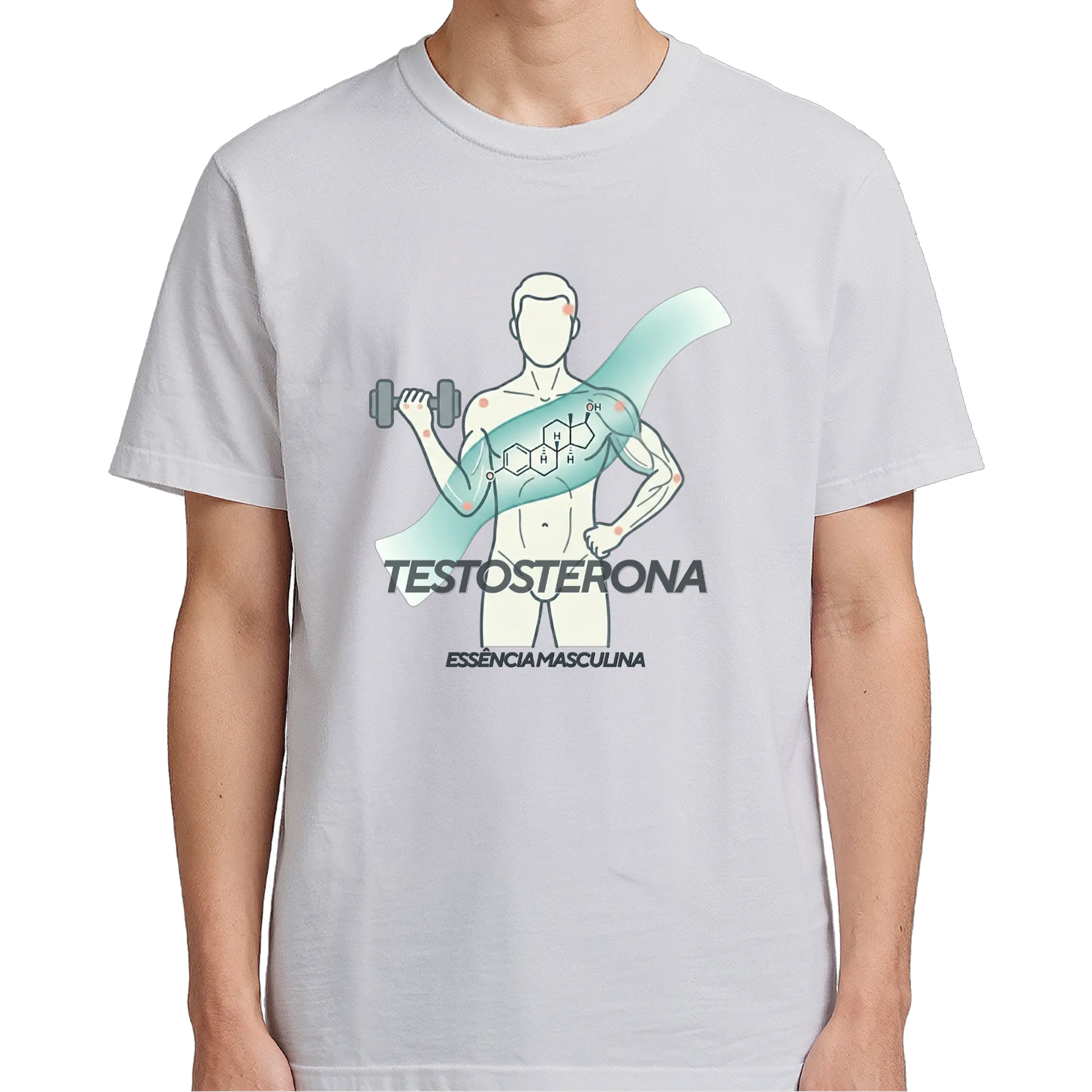 Camiseta Testosterona 100% Algodão - Imagem 5