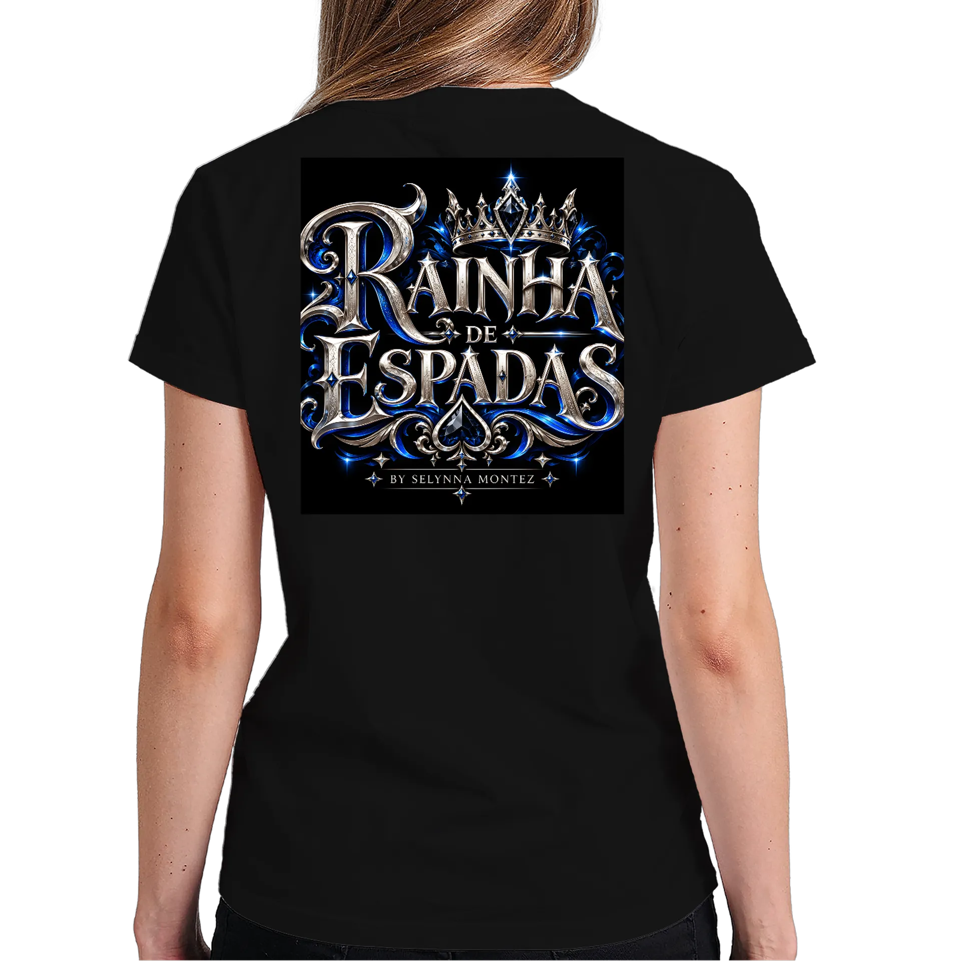 Camiseta rainha de Espadas by selynna montez - Imagem 5