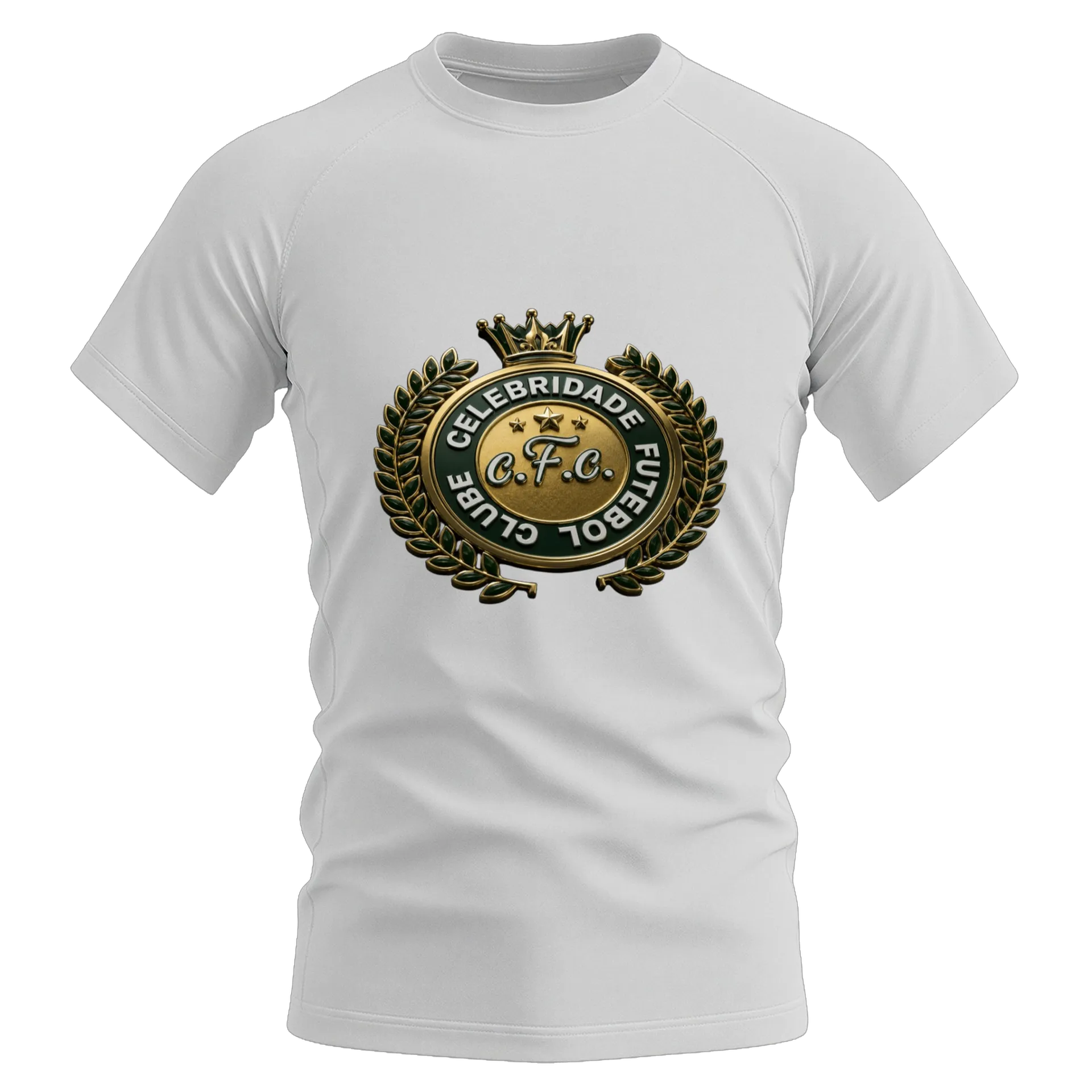 Camiseta DryFit preta com escudo do celebridade - Imagem 1