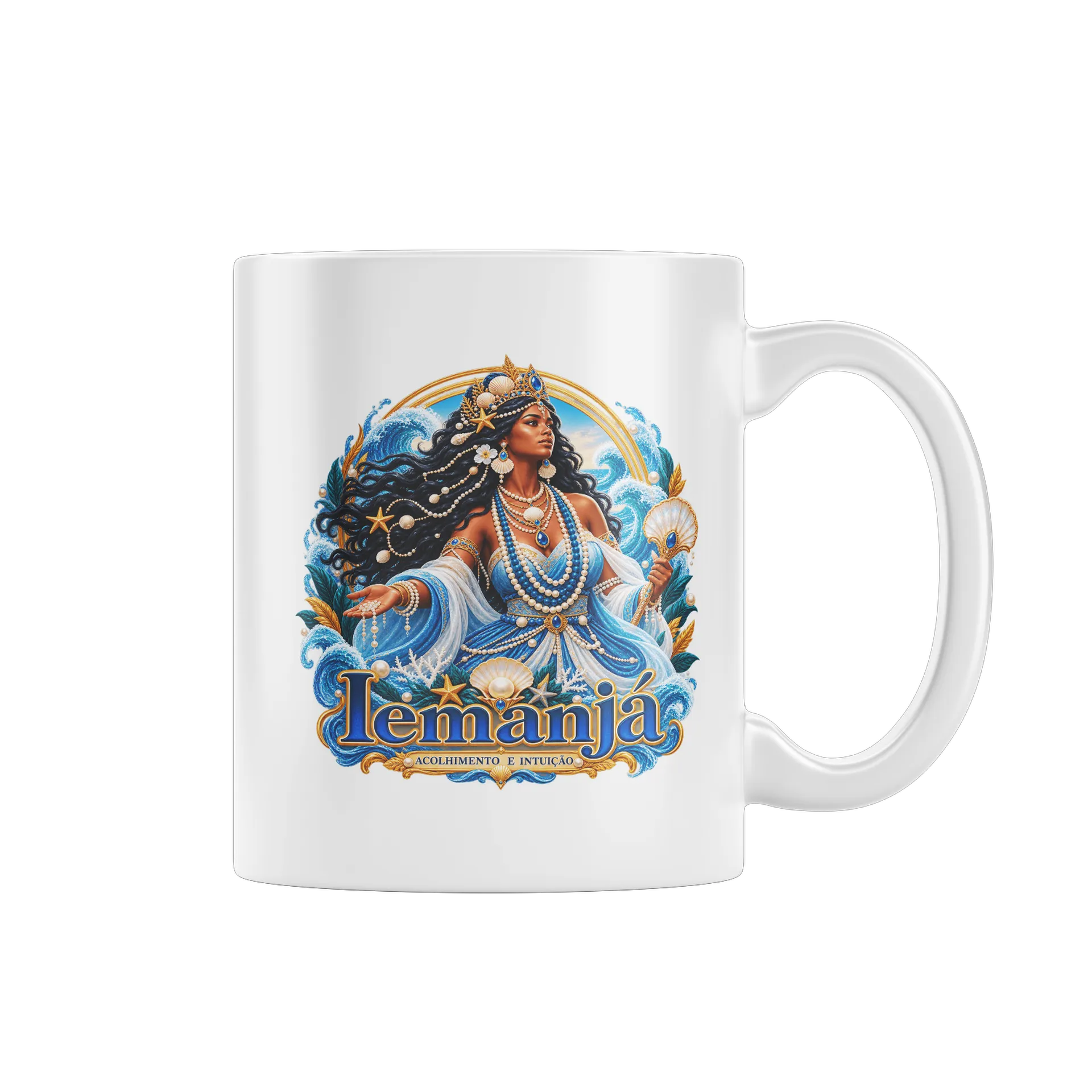 Caneca Iemanjá  de Girassol Místico  — imagem 1 de 4