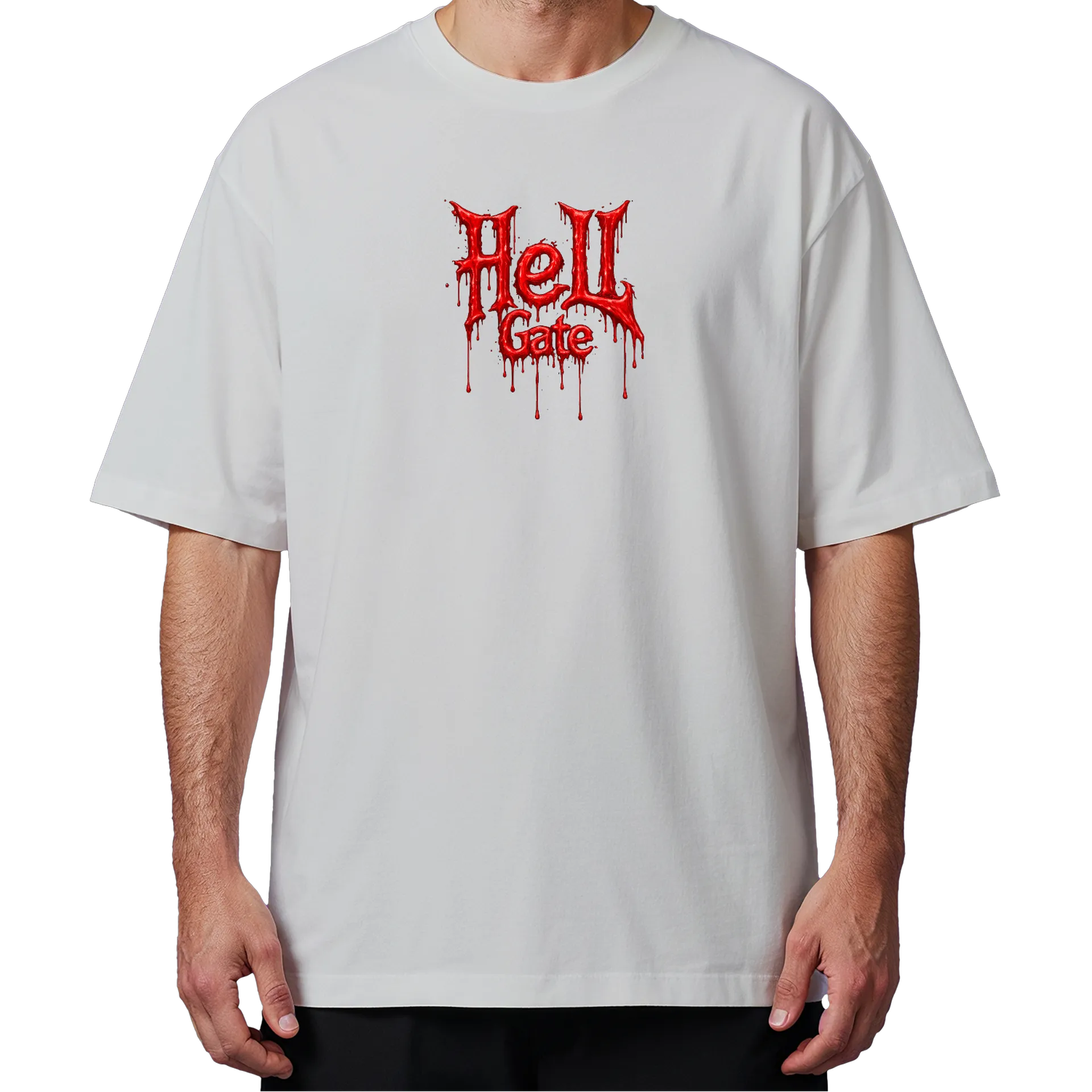 Camiseta Hell Blood Oversized - Imagem 4
