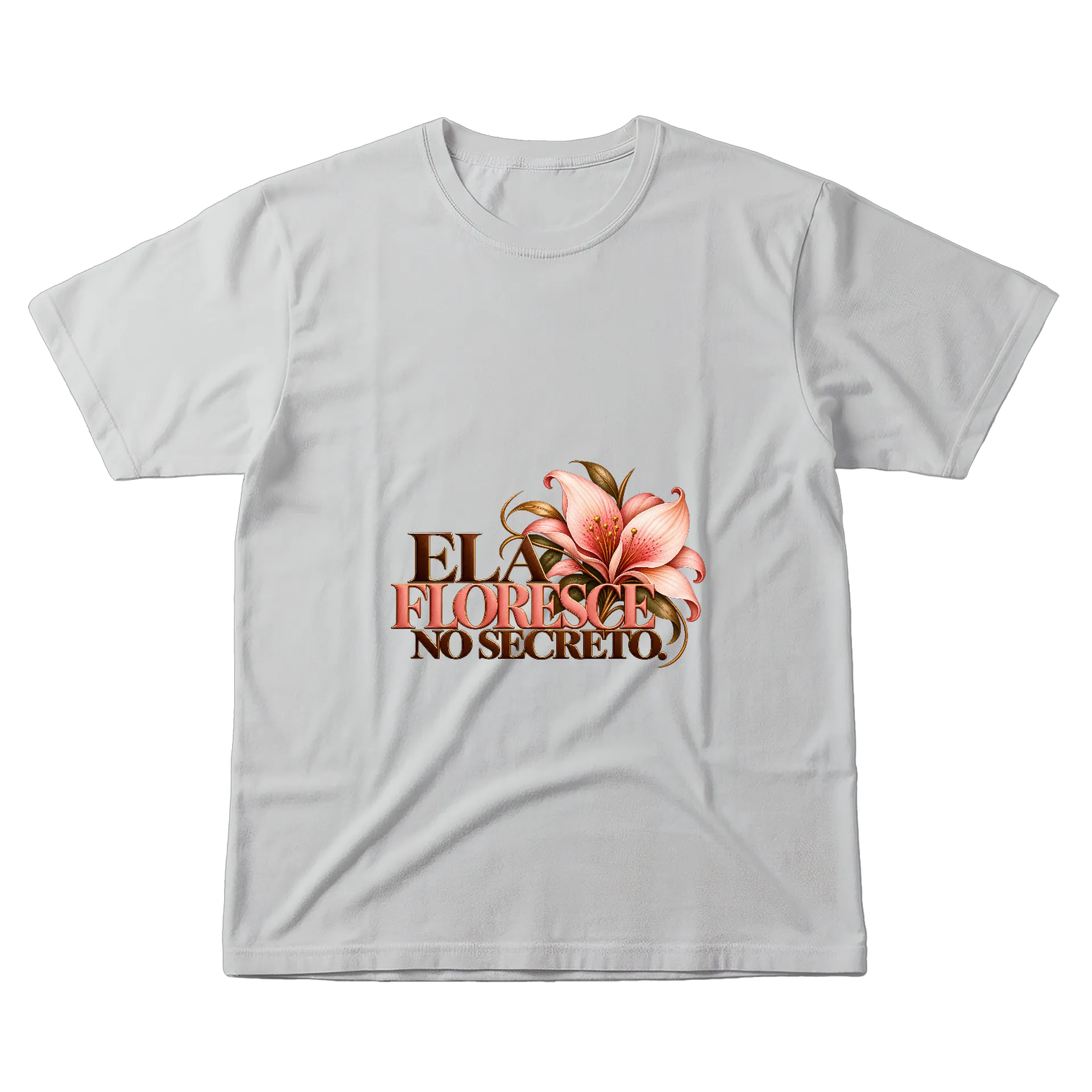 Camiseta personalizada ela floresce  de ericaxavier — imagem 1 de 4