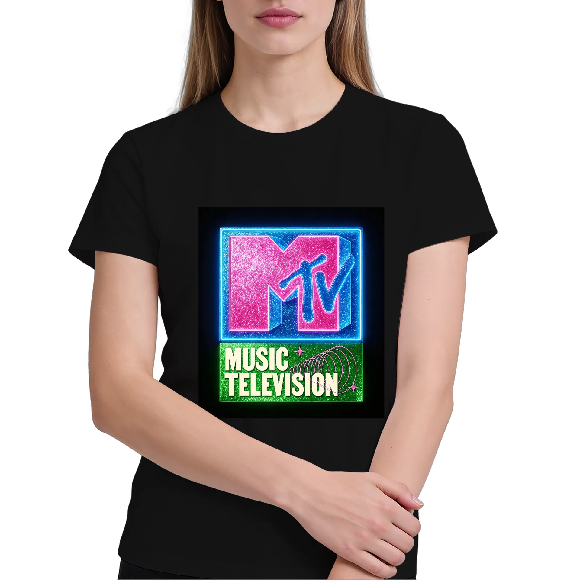 Camiseta Neon Music Television 100% Algodão - Imagem 3
