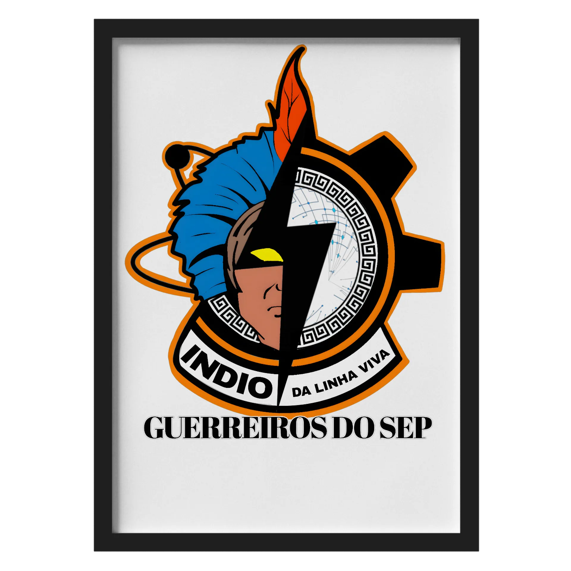 Quadro A3 personalizado Com Vidro - Imagem 1