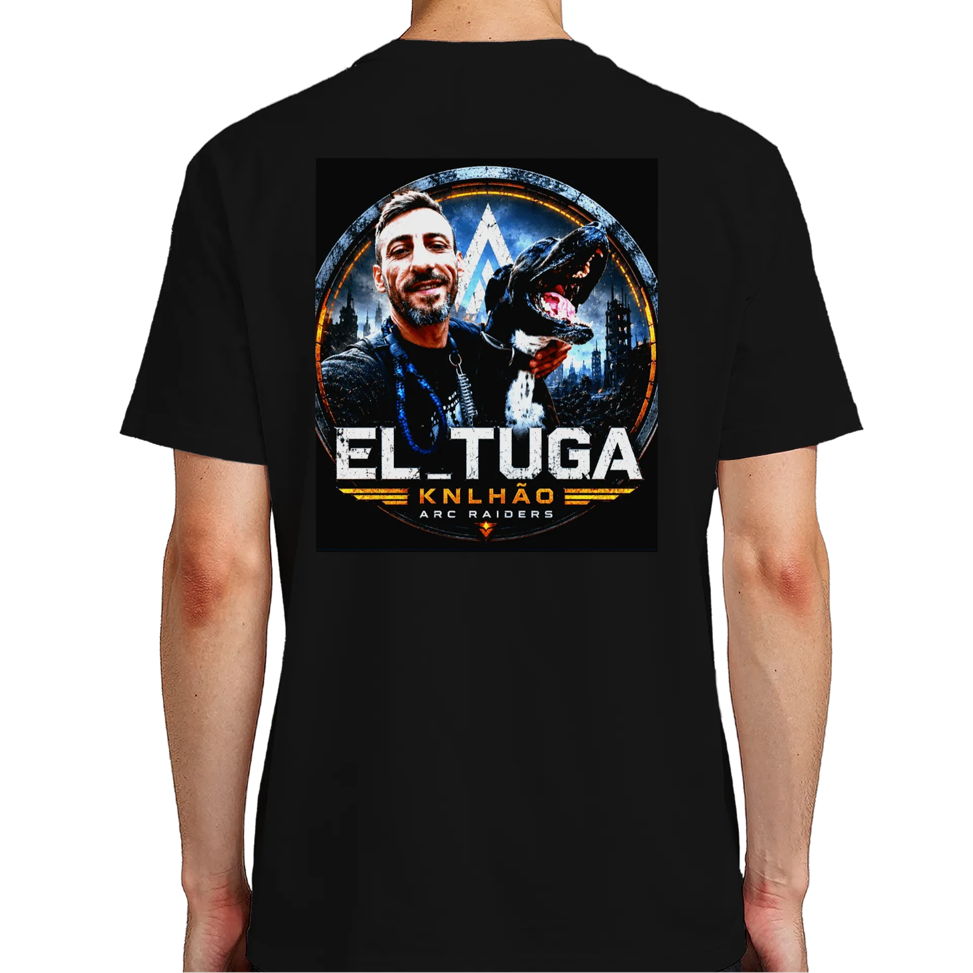 Camiseta Unissex Dragão Laranja 100% Algodão - Imagem 6