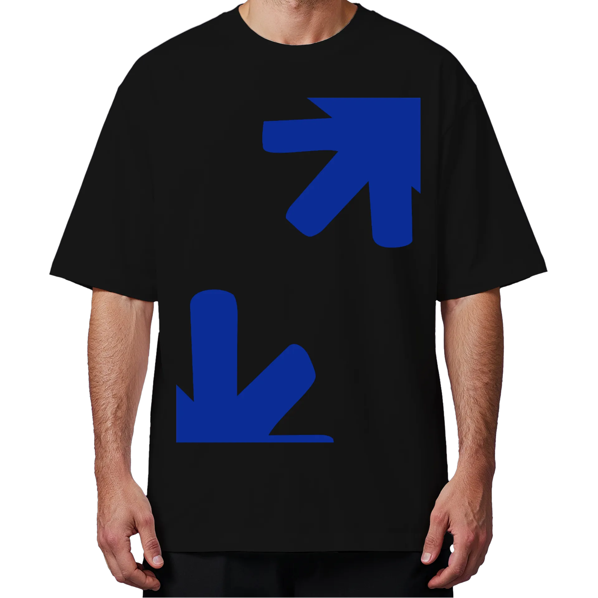 Camiseta Oversized com Estampa Personalizada 50% Algodão - Imagem 4