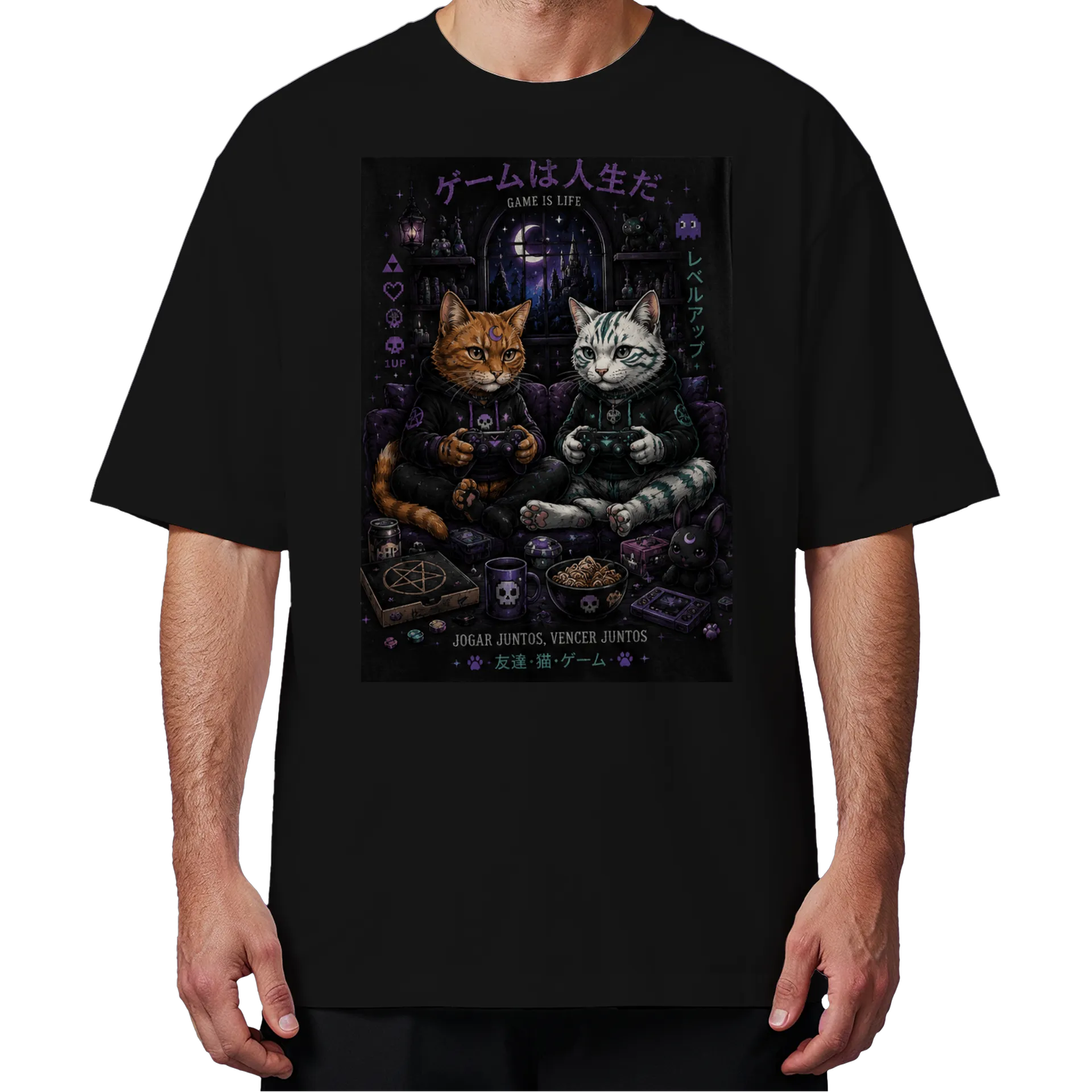 Camiseta Cat místico - Imagem 4