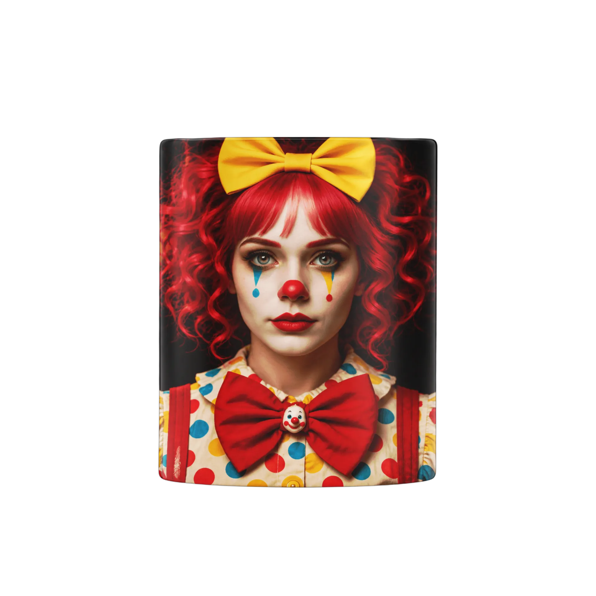 Caneca Palhaça Ruiva com Balões Coloridos 325ml - Imagem 2