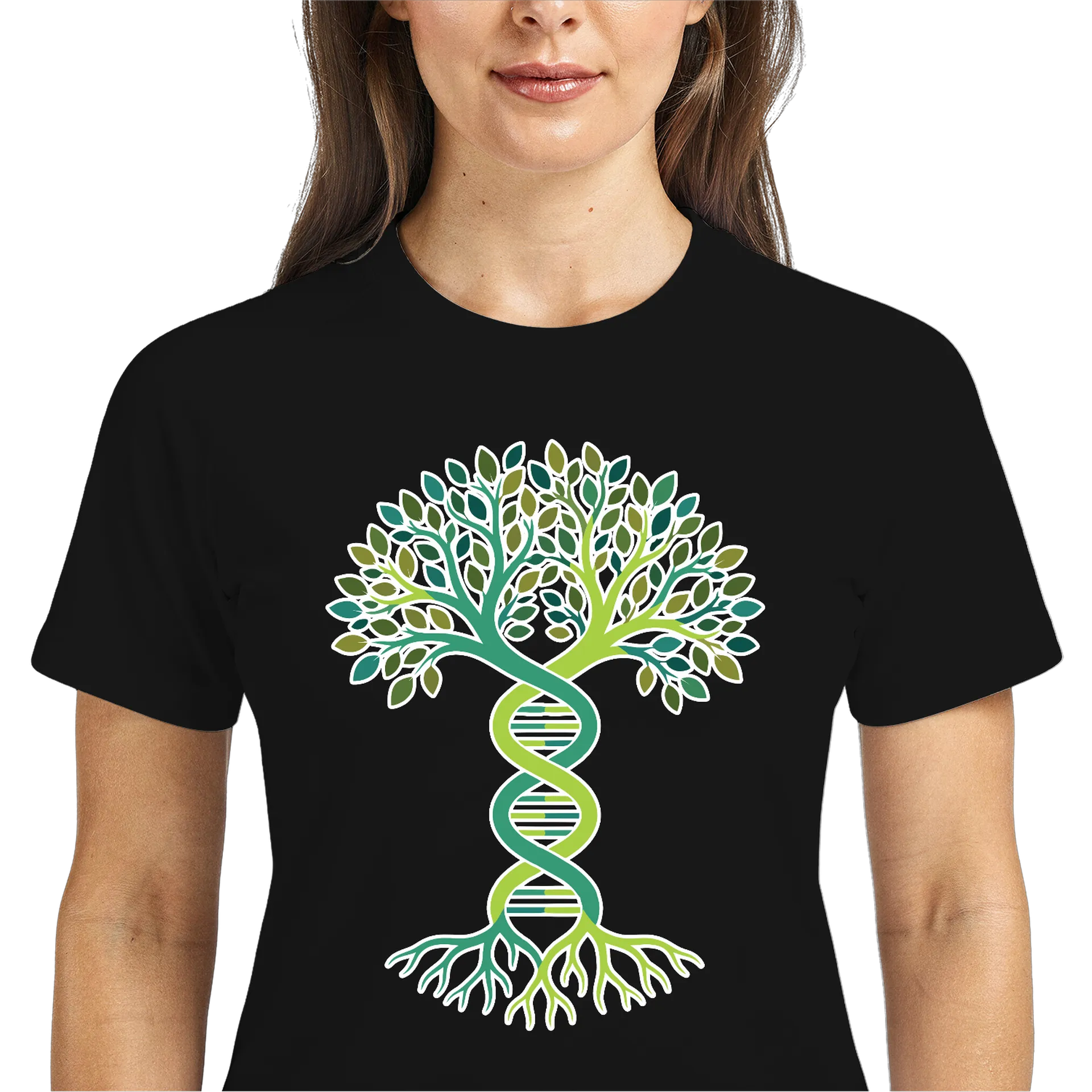 Camiseta Dry Fit Árvore fita de DNA 100% Polyester - Imagem 3