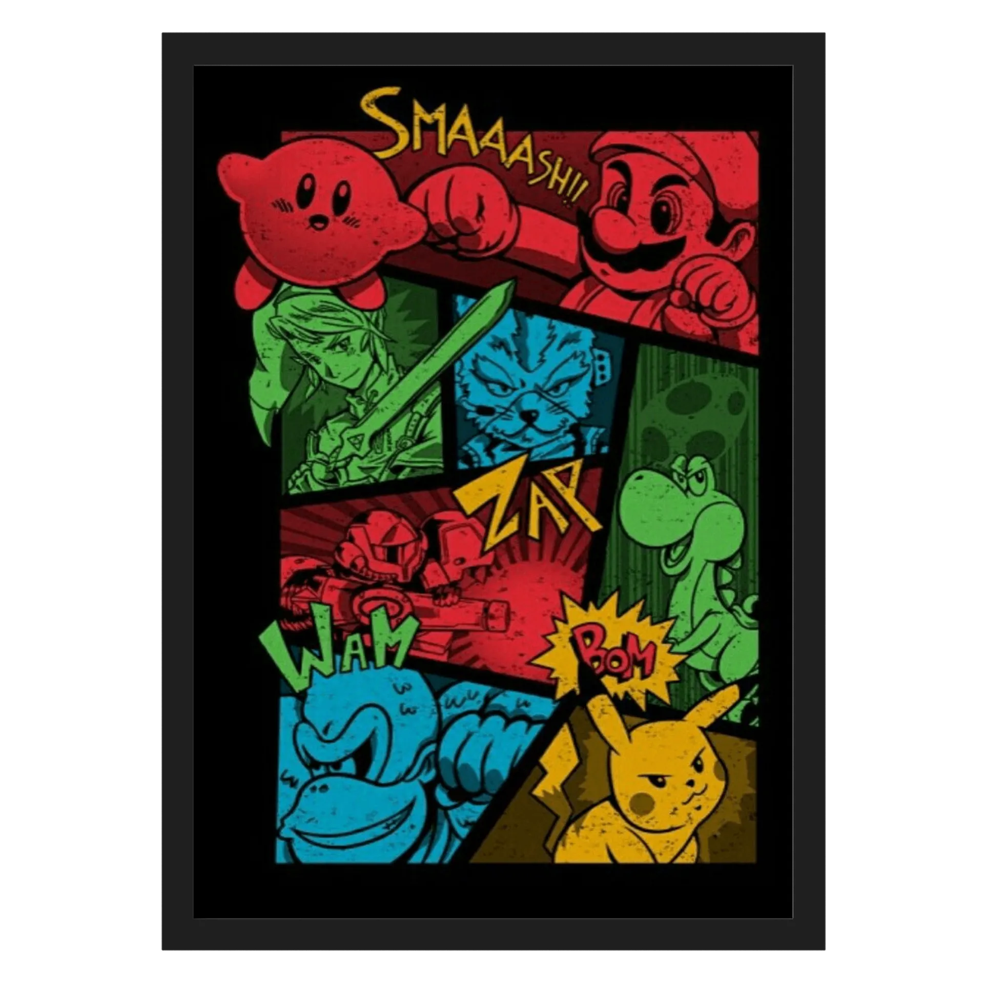 Quadro A3 personalizado Com Vidro Mario Bros. de Paullin_piu — imagem 1 de 3
