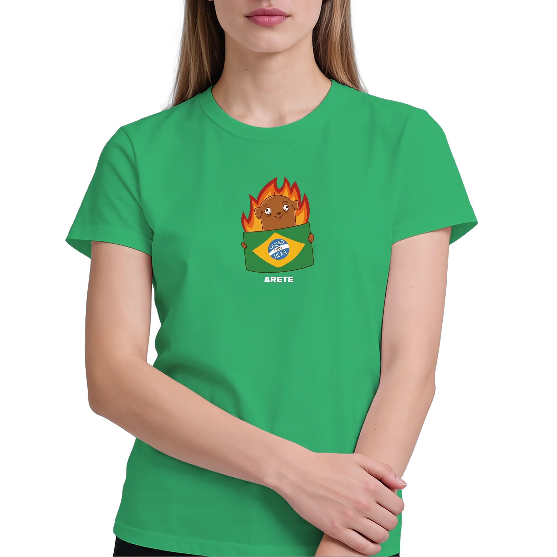 Camiseta Quero Meu Hexa  - Imagem 4