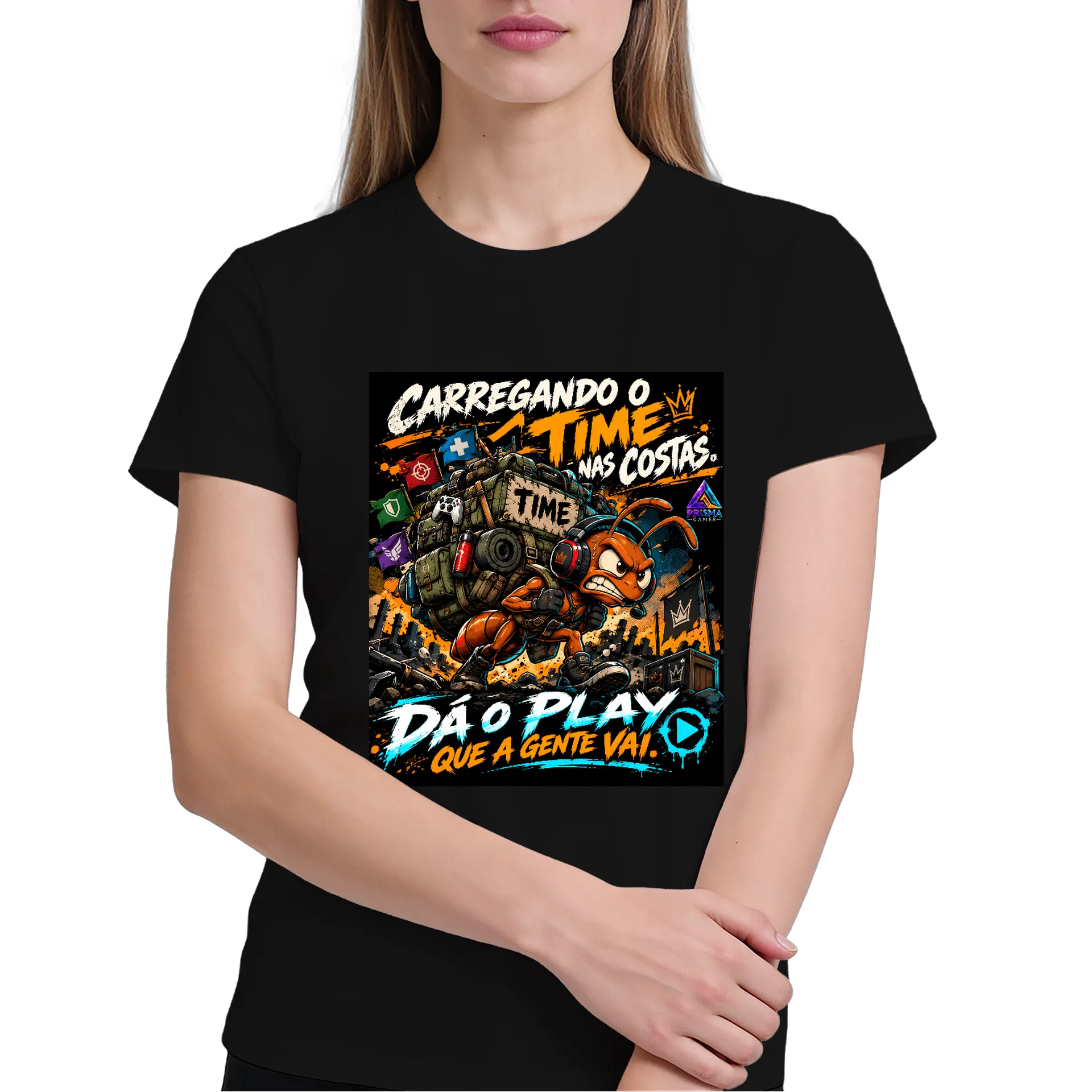 Camiseta personalizada de PRISMA GAMER — imagem 3 de 6