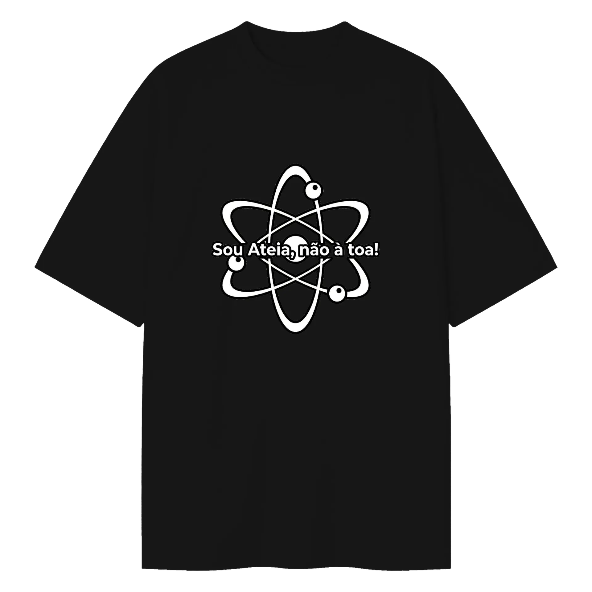 Camiseta Oversized sou atéia - Imagem 1