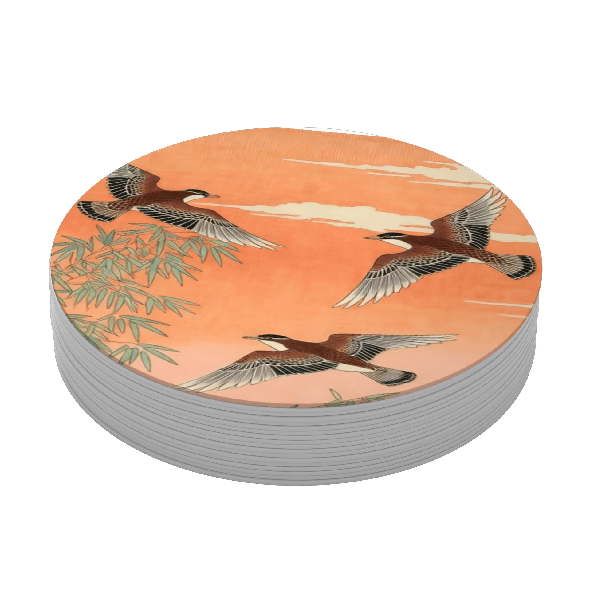 Porta-copos Pardal Ukiyo-e - Imagem 4