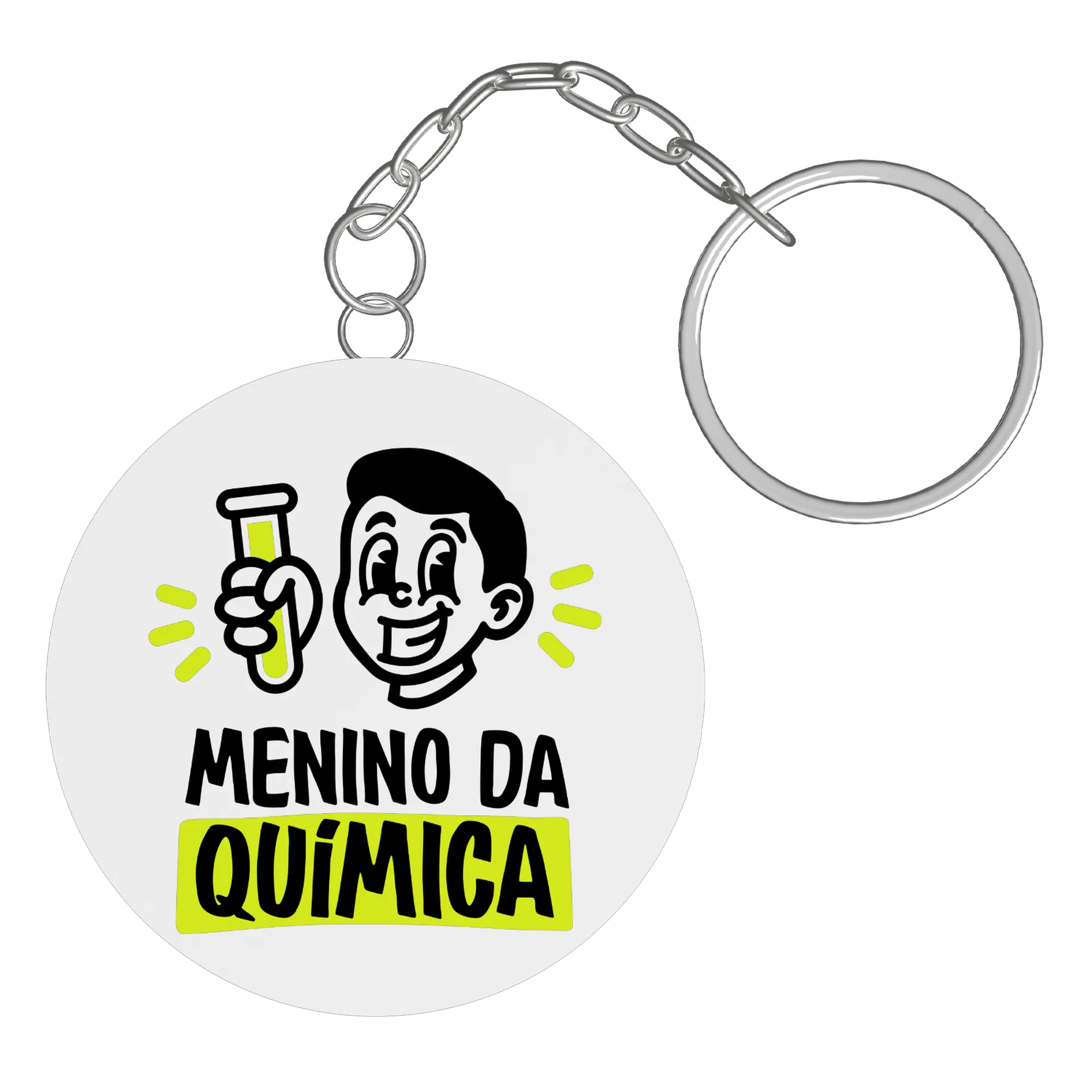 Chaveiro MDF - MDQ de Menino da Química — imagem 2 de 3