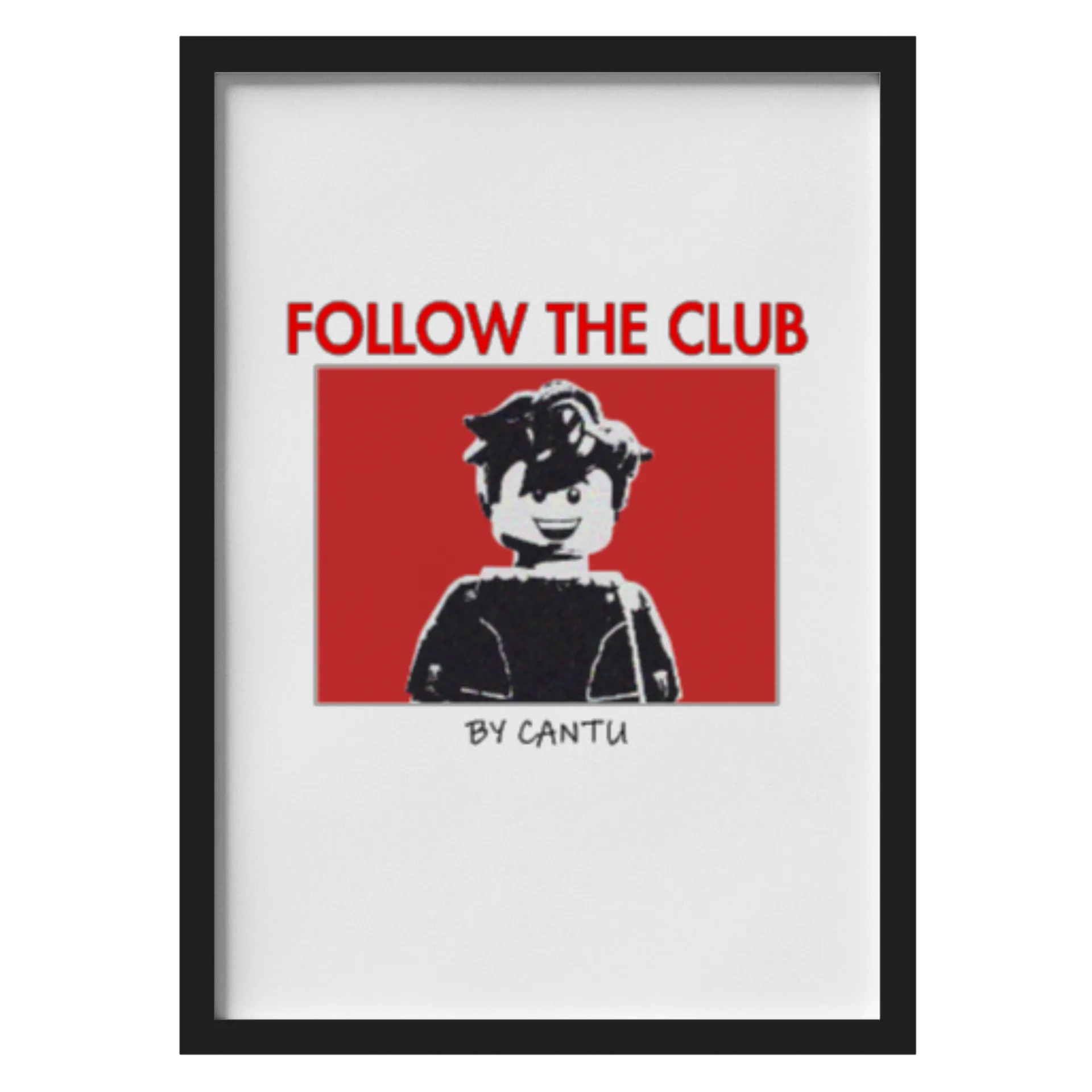 Quadro A3 - Follow the club Cantu - Imagem 1