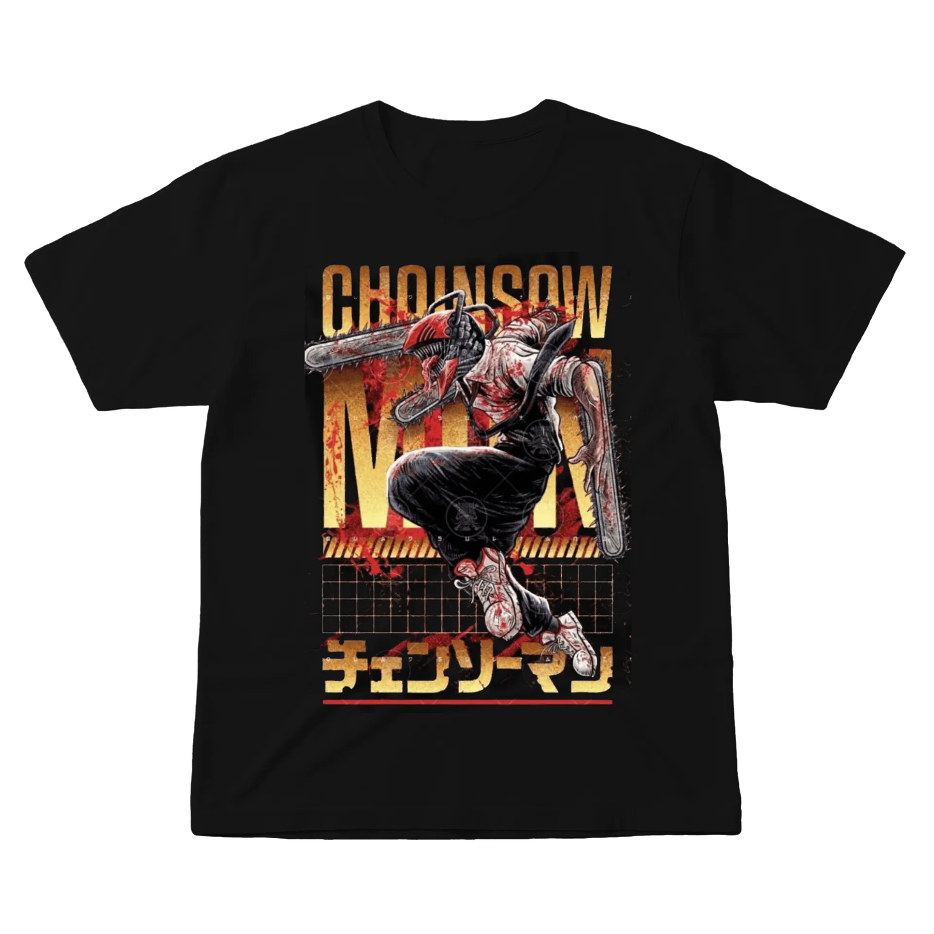 Camiseta personalizada Chainsaw Man ou Denji transformado - Imagem 1