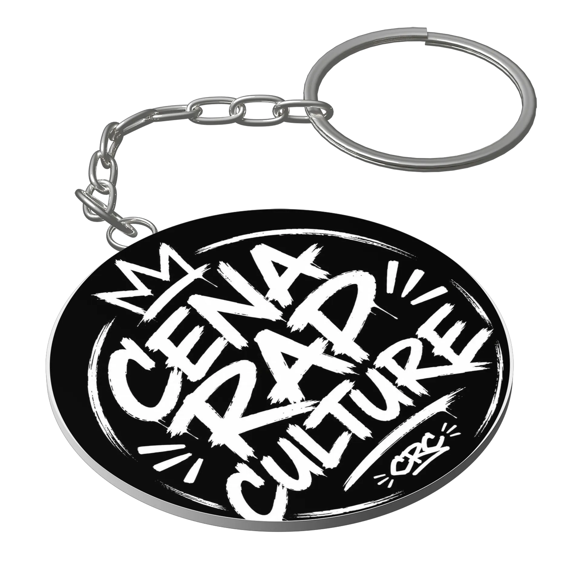 Chaveiro MDF Estampa Cena Rap Culture - Imagem 1