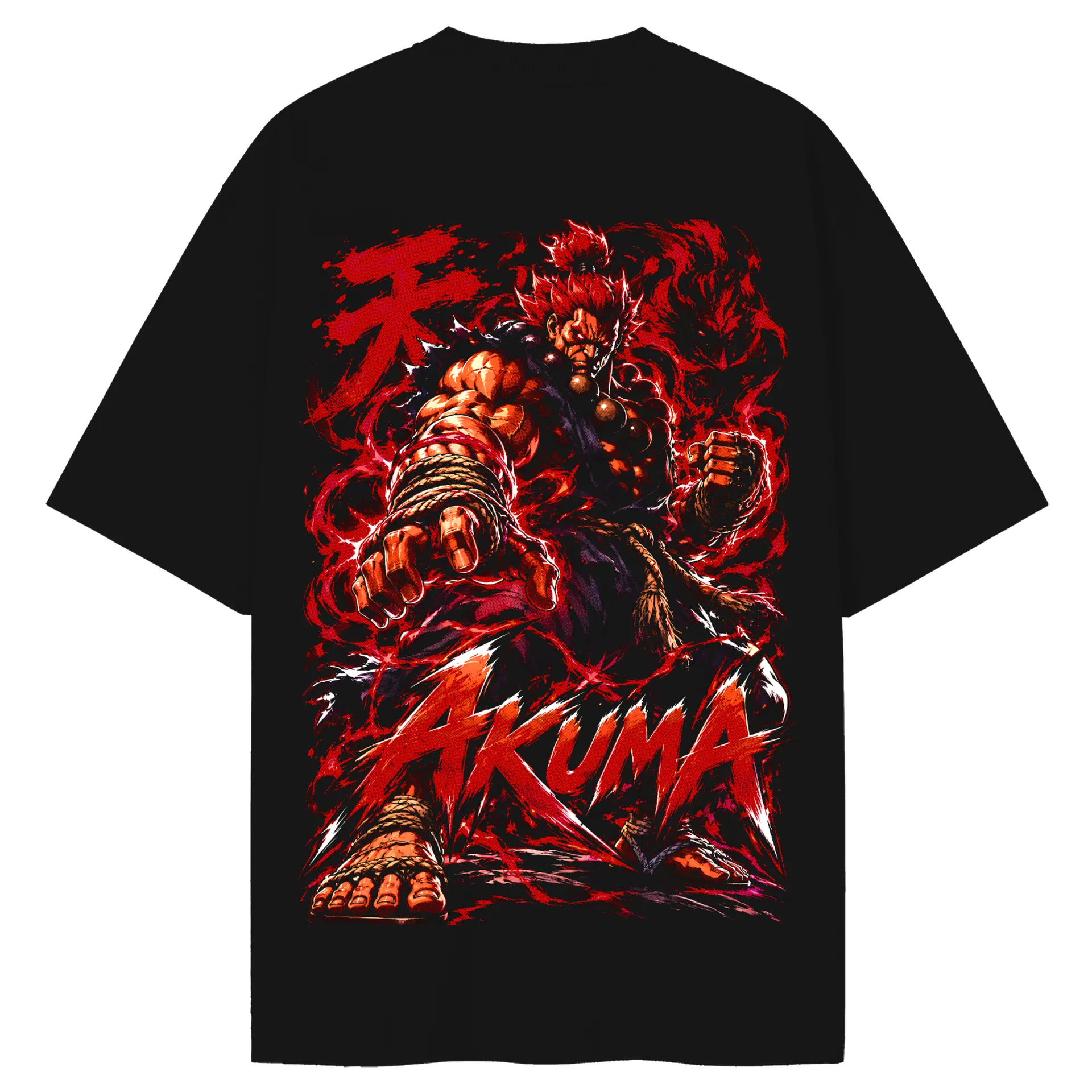 Camiseta Oversized Akuma Street Figther Premium - Imagem 2