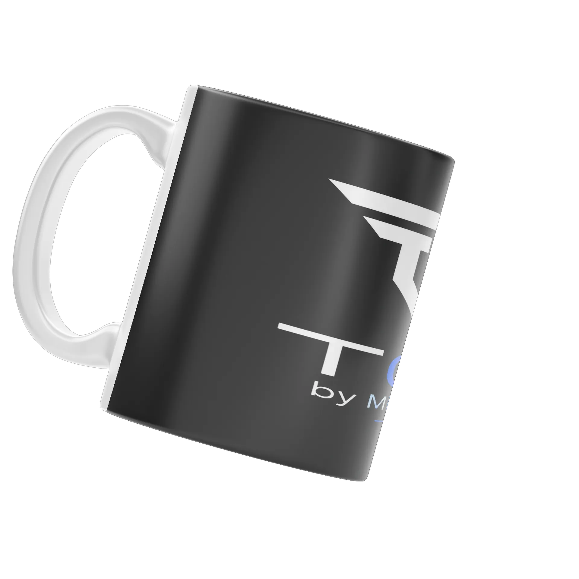 Caneca Porcelana Logotipo TQF Branco 325ml - Imagem 4