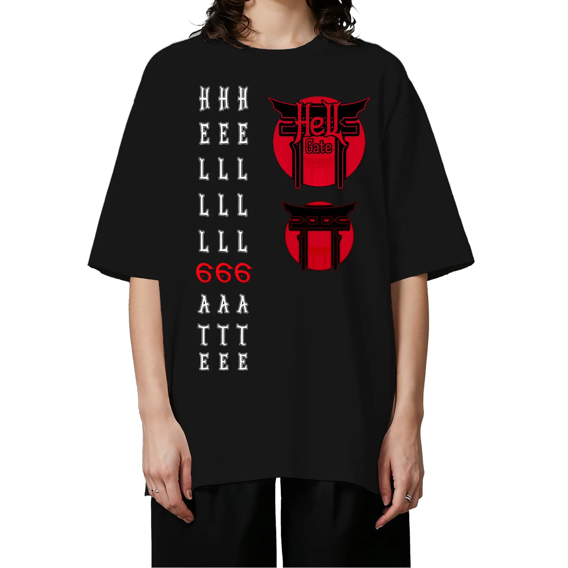 Camiseta Hell Gate 6x Oversized - Imagem 3