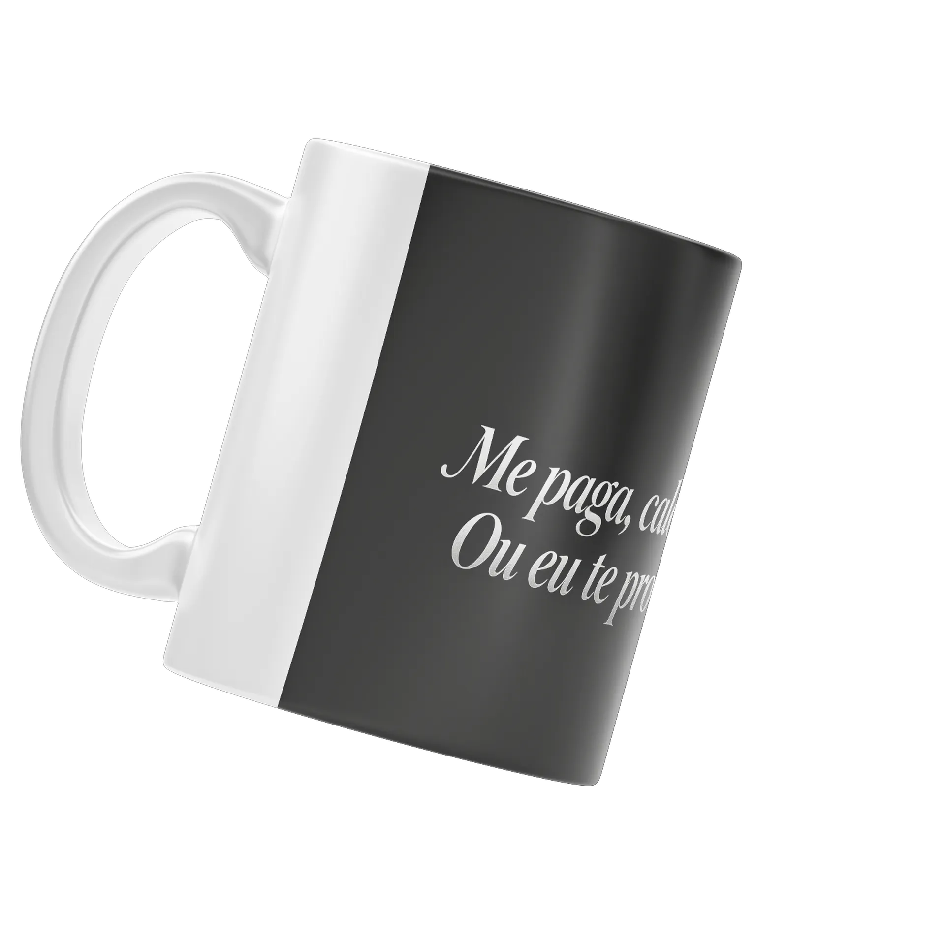 Caneca Estampa Frase Me paga caloteiro 325ml - Imagem 3