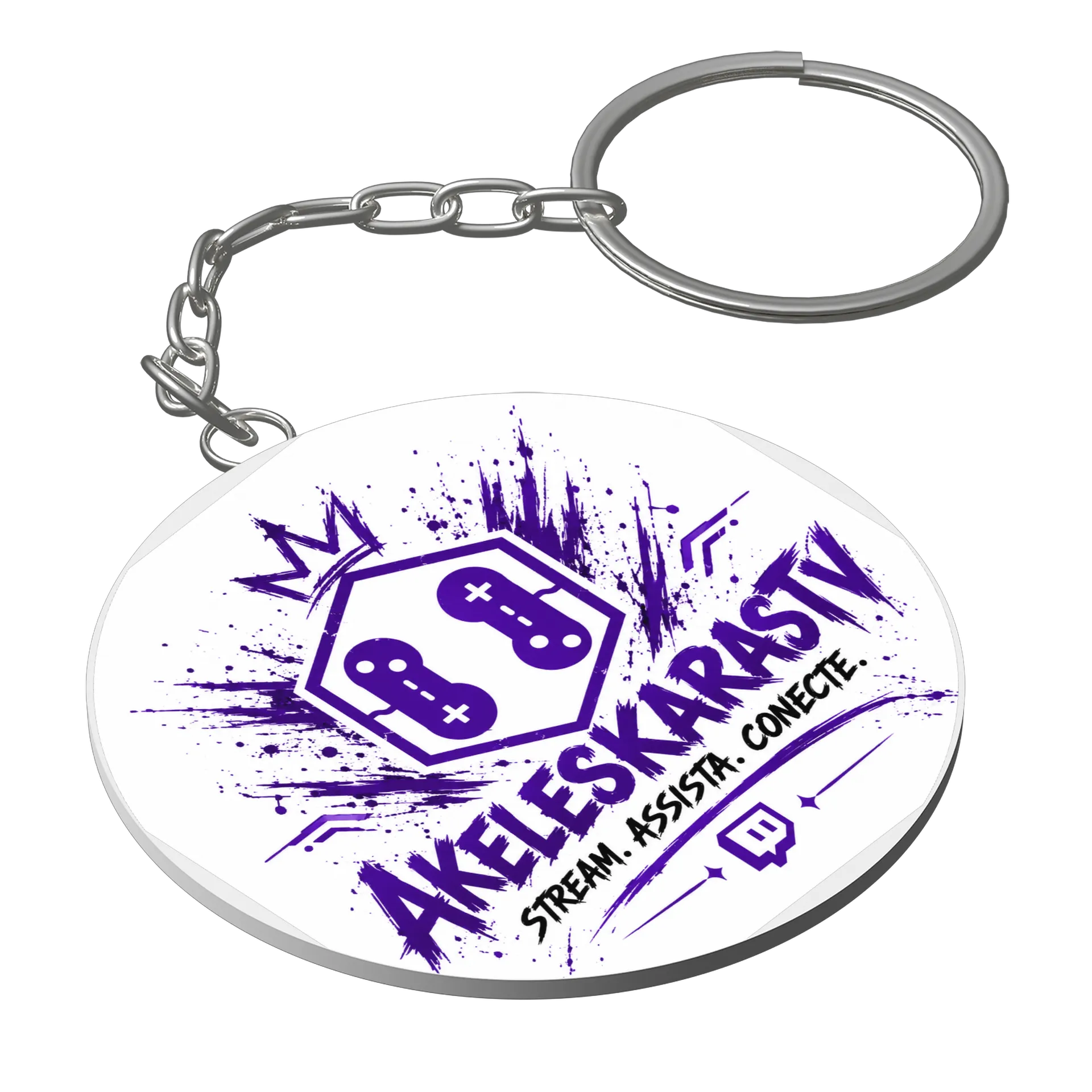 Chaveiro personalizado de akeleskarastv — imagem 1 de 3