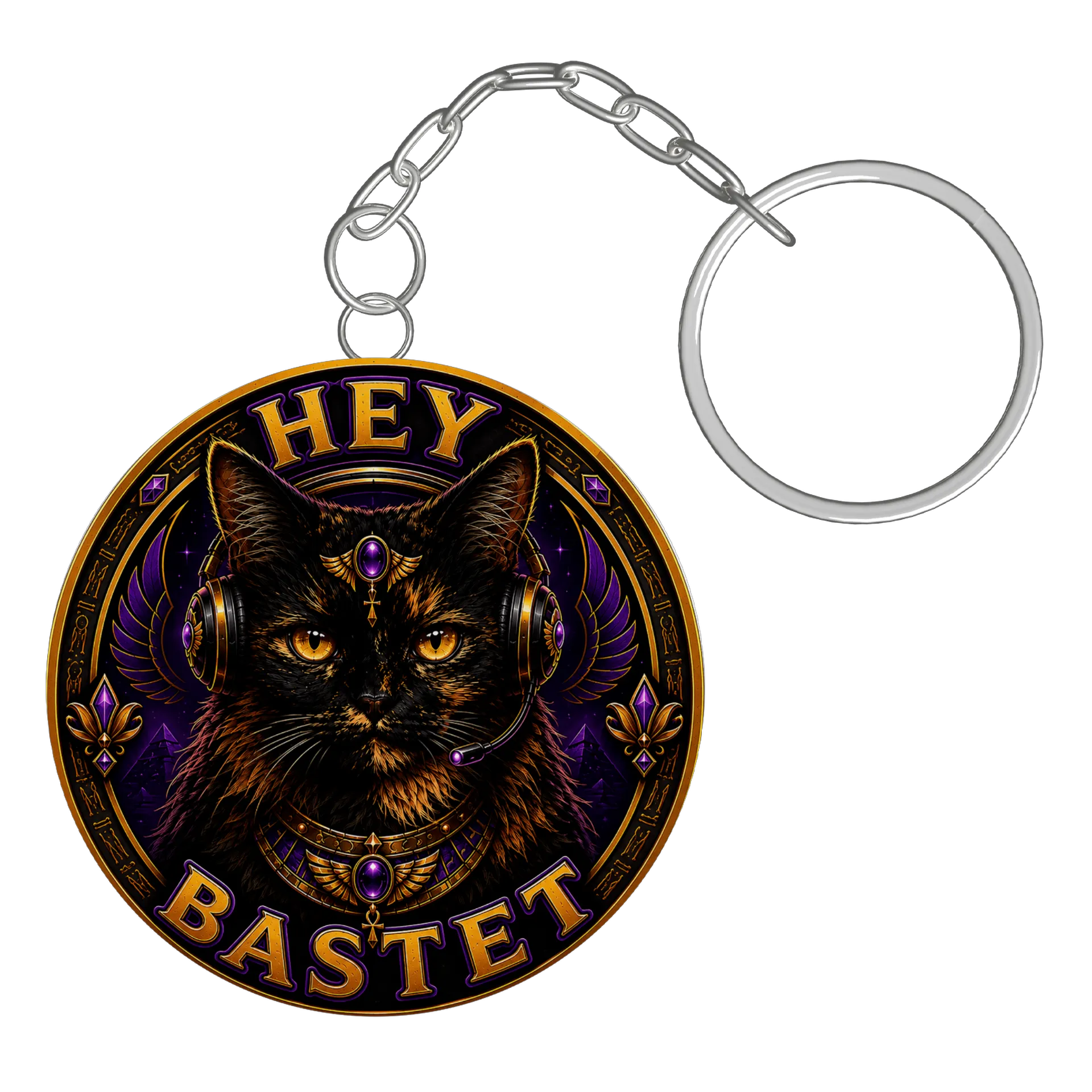 Chaveiro Hey Bastet – Gata Gamer de HeyBastet — imagem 2 de 3