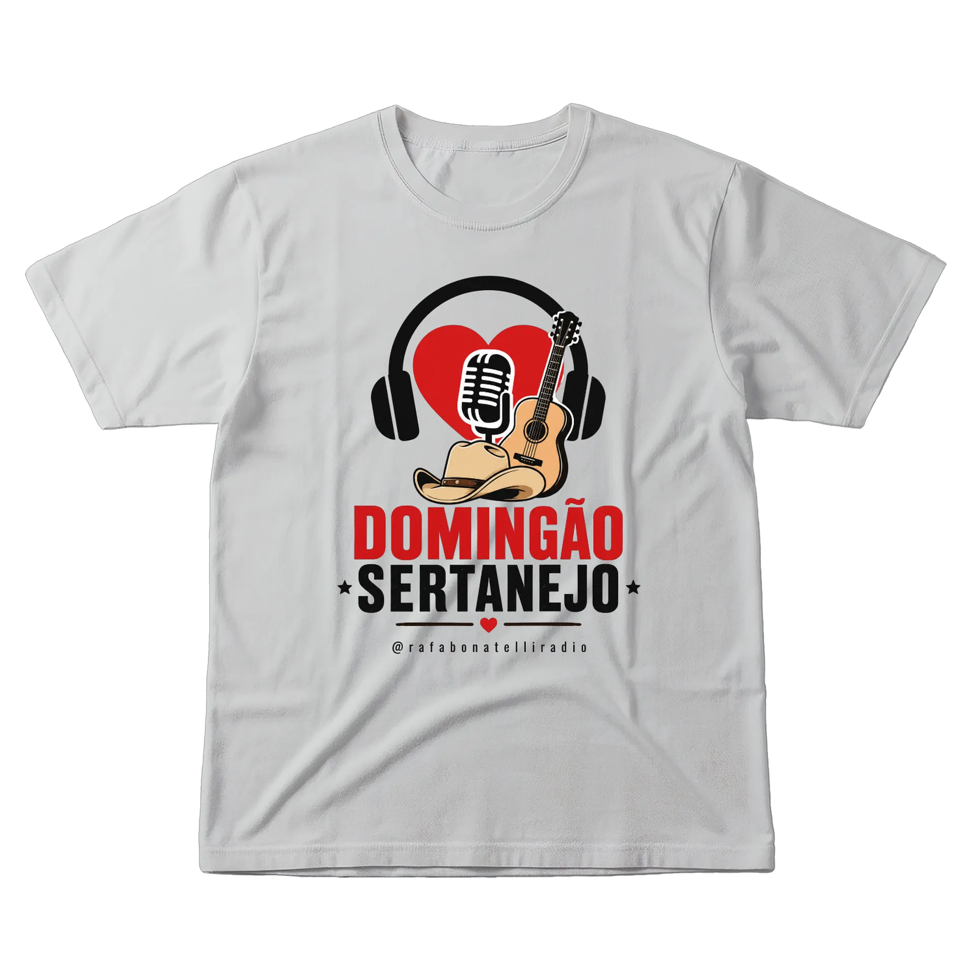 Camiseta Domingão Sertanejo 100% Algodão - Imagem 1