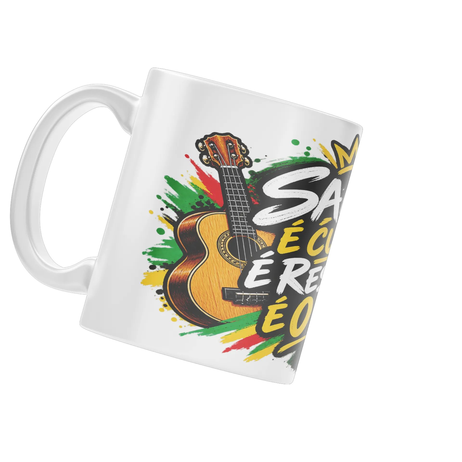 Caneca Porcelana Samba É Cultura É Resistência 325ml de MARCUSVINICIUSVARGAS — imagem 3 de 4