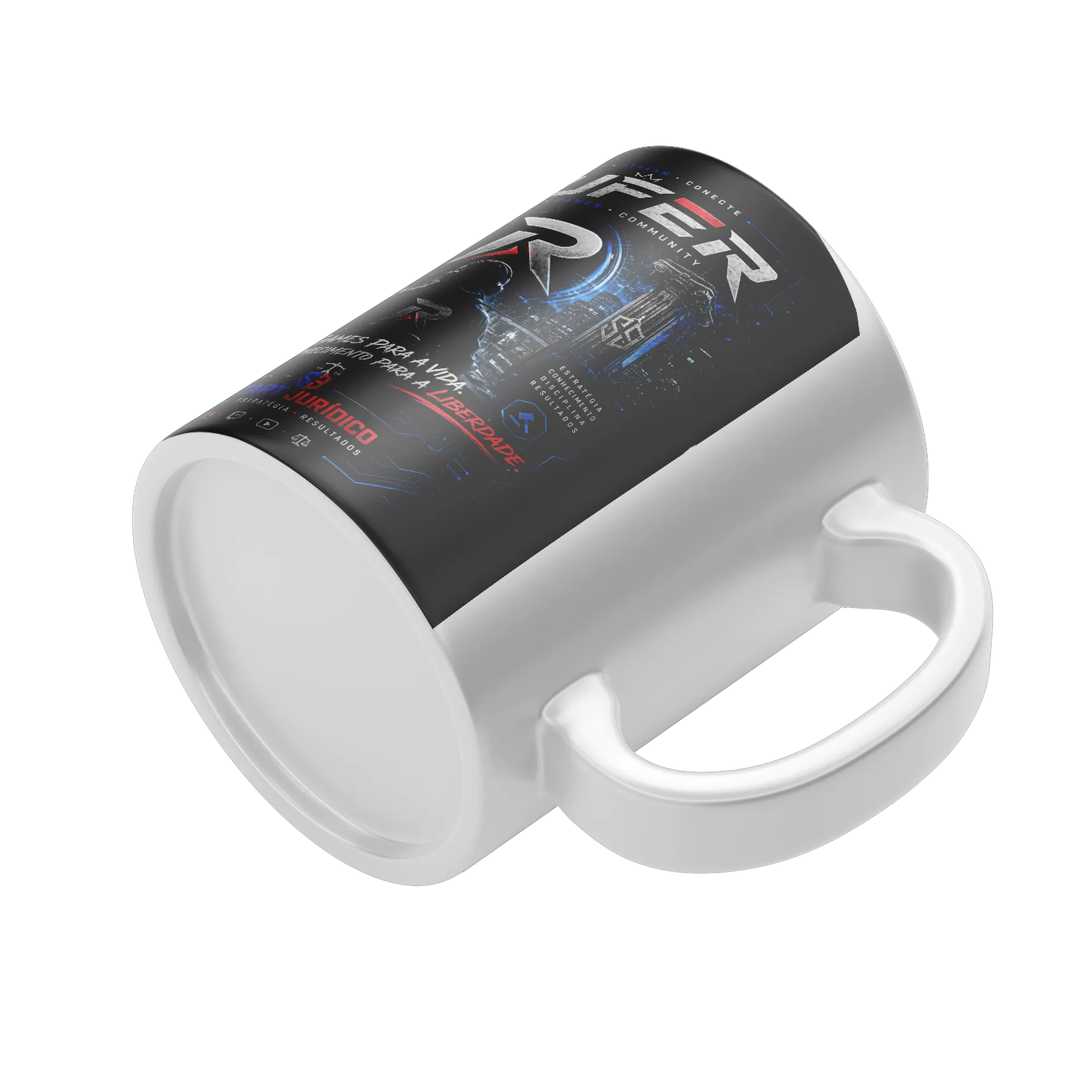 Caneca Porcelana Gráfico Start Jurídico 325ml de Rufer — imagem 4 de 4