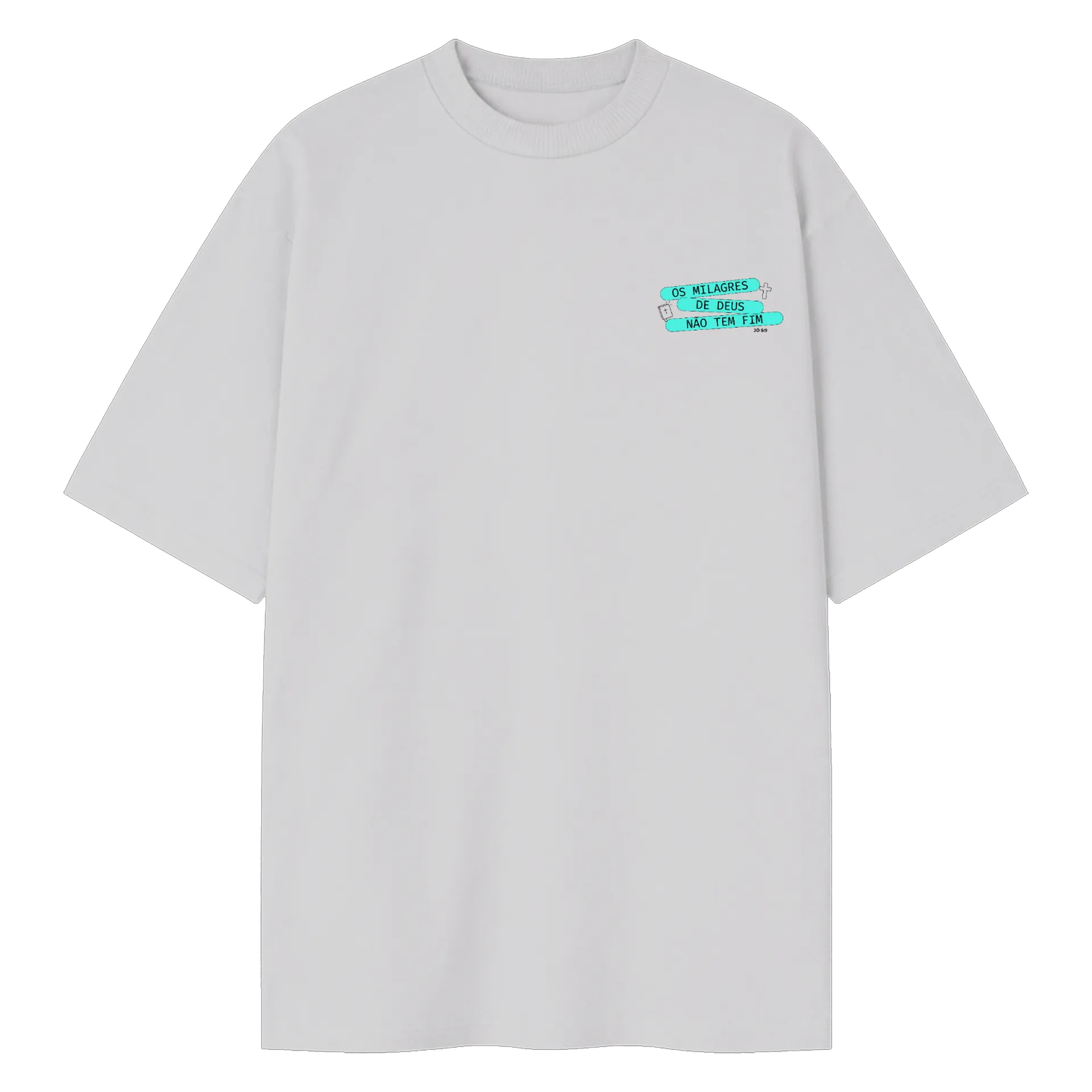 Camiseta Oversized Leão Coroado Arte Colorida 50% Algodão de PUBLI UP  — imagem 1 de 6
