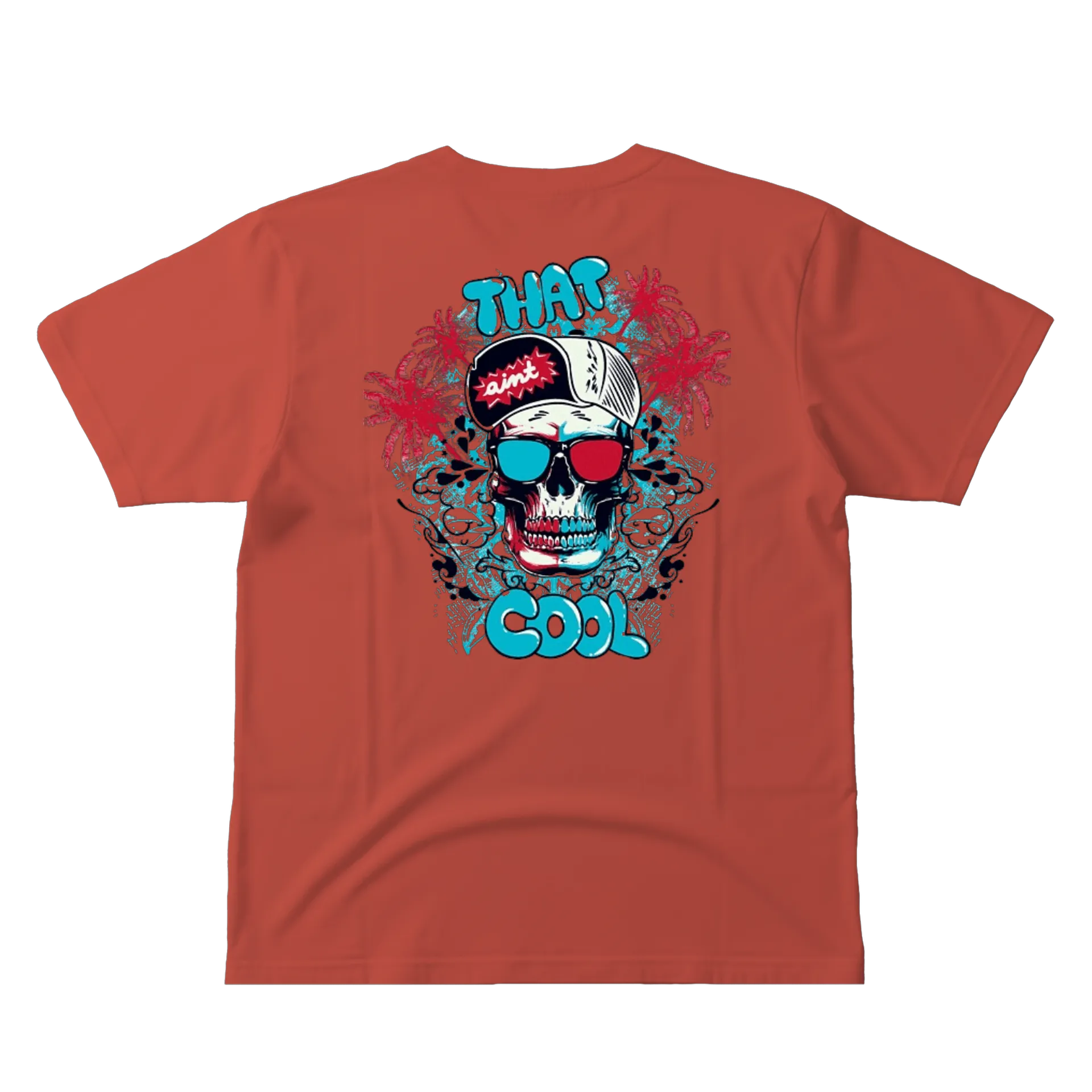 Camiseta Estampa Caveira Colorida 100% Algodão - Imagem 3