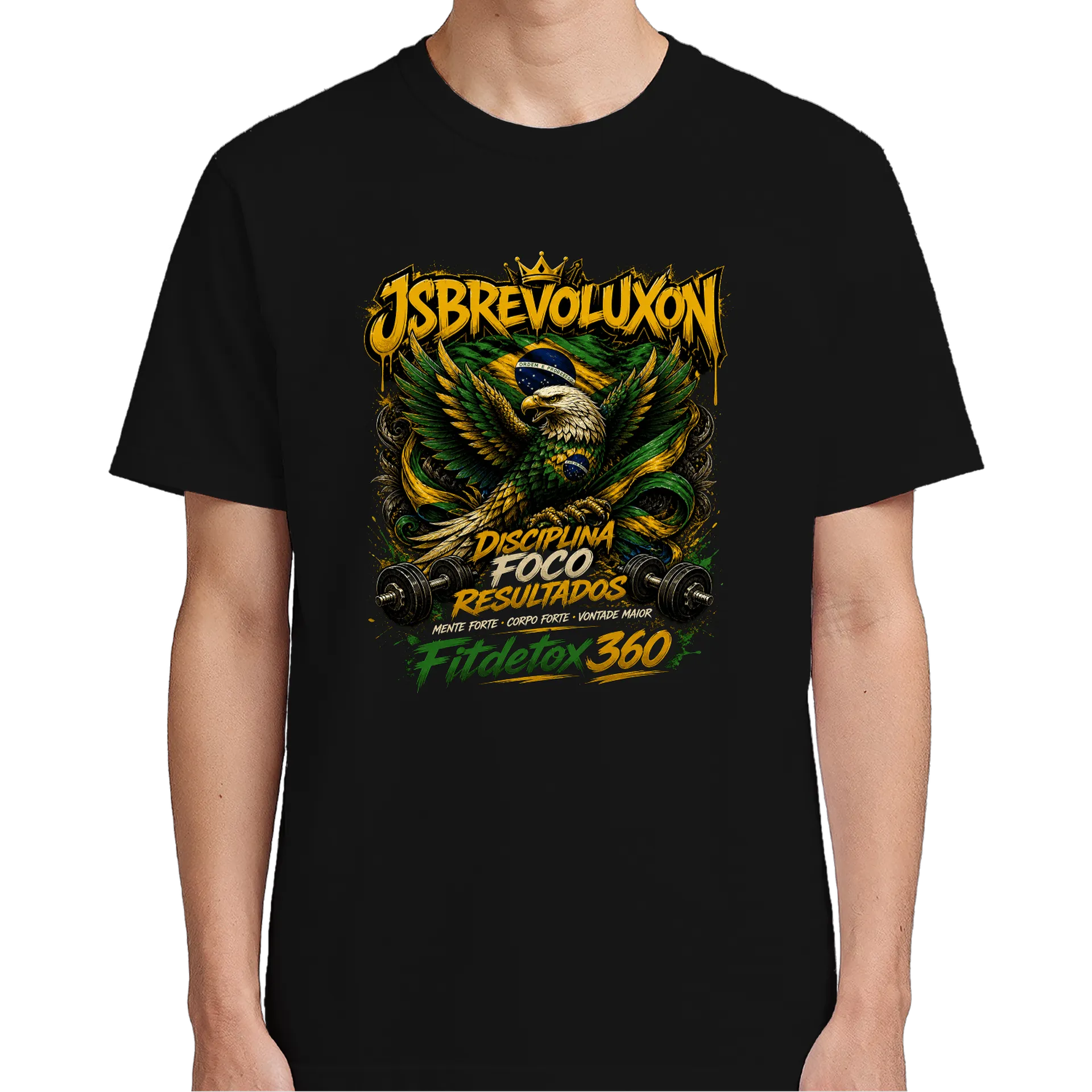 Camiseta Fitness jsbrevoluxon Premium confortável  - Imagem 5
