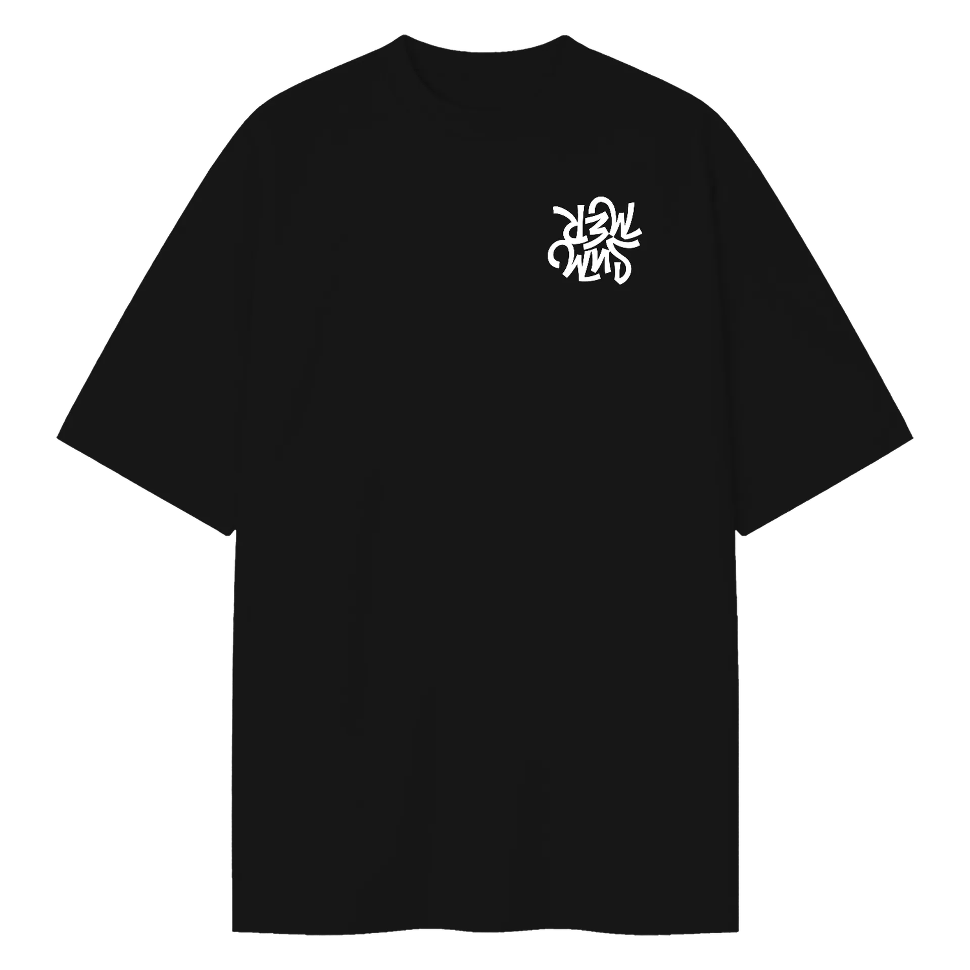 Camiseta Oversized Artista Graffiti Amarelo 100% Algodão - Imagem 1