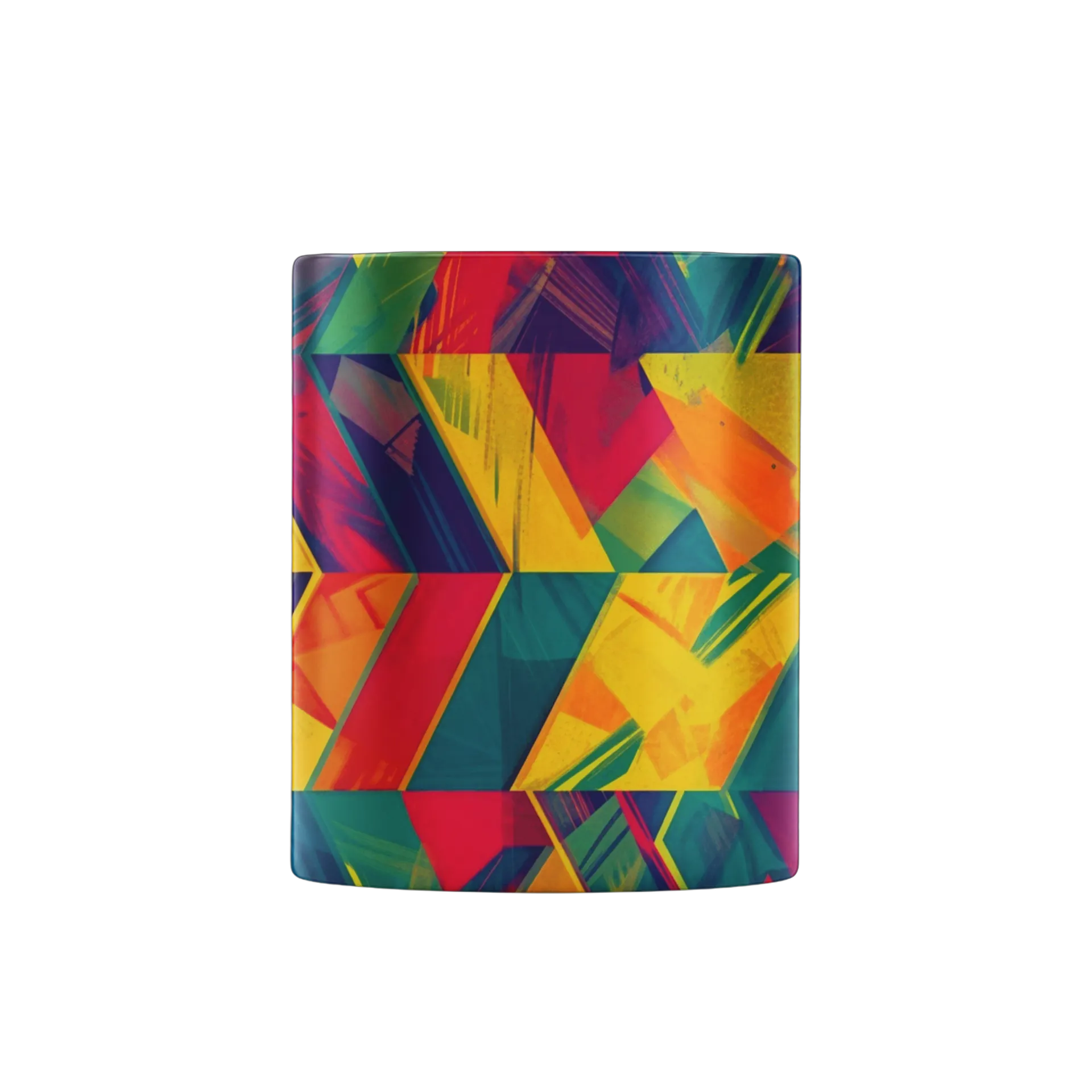 Caneca Abstrata Multicolorida 325ml - Imagem 2