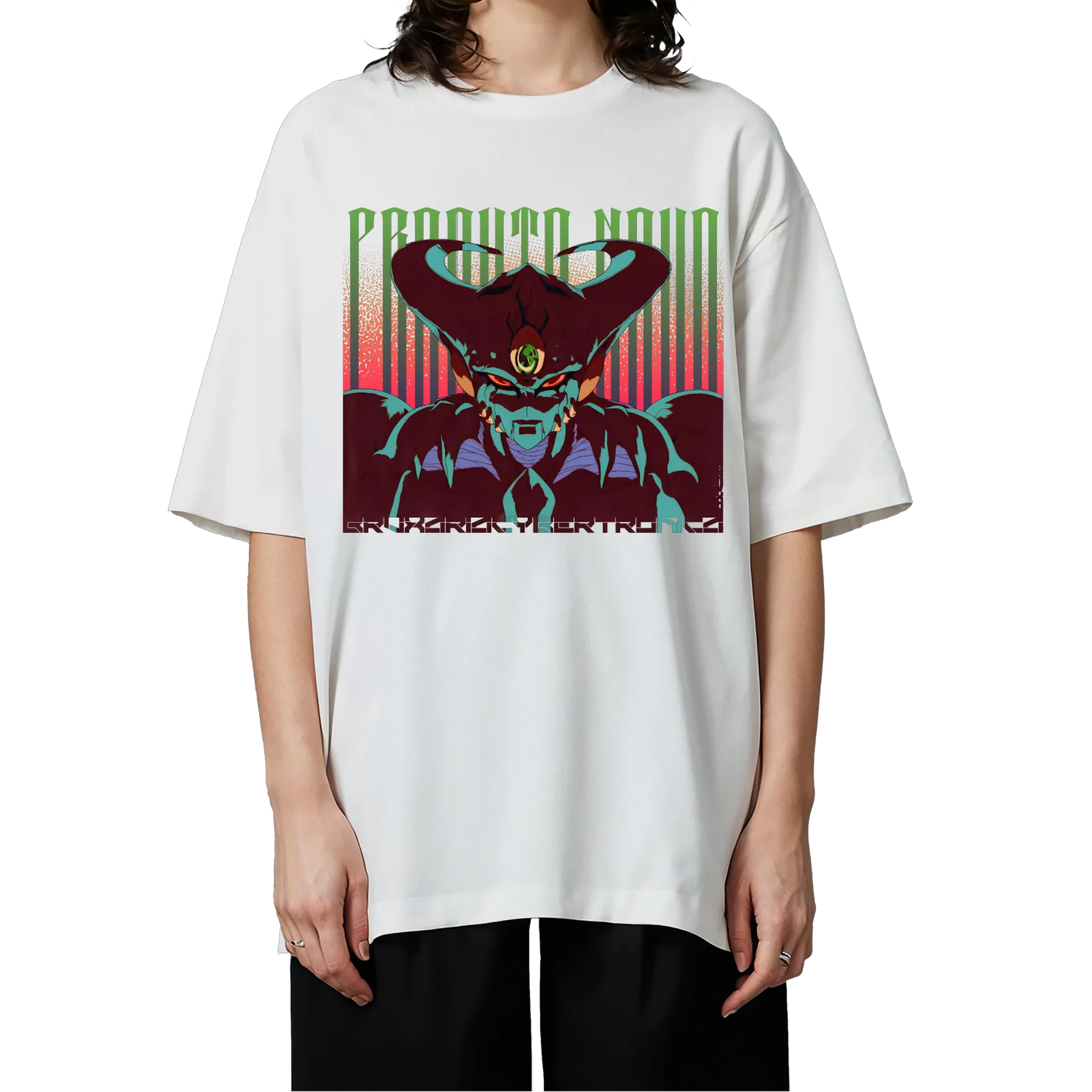 Oversized PRODUTO NOVO Branca (Estampa na Frente) de BRVXO — imagem 3 de 6