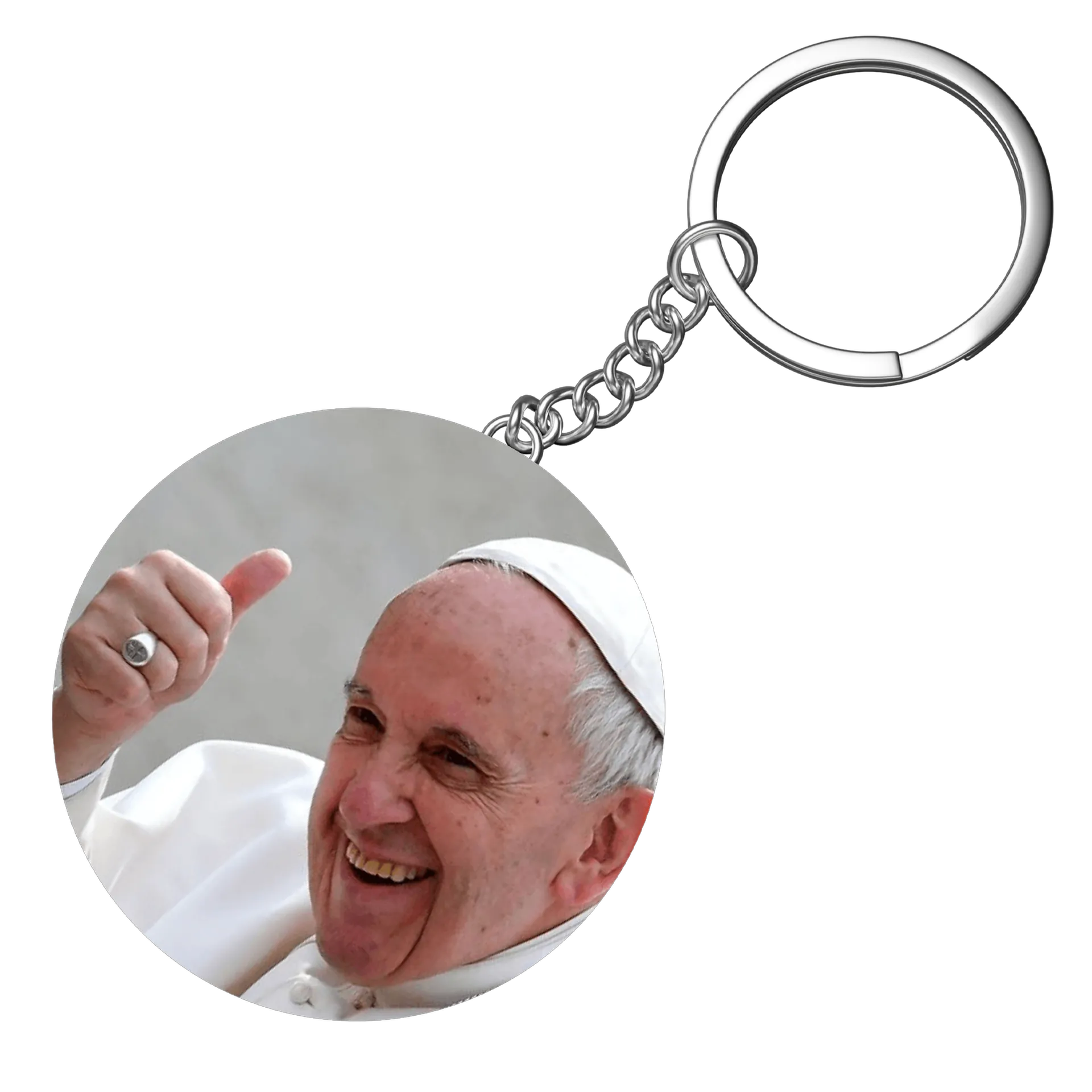 Chaveiro - Joinha Abençoado - Papa Francisco - Imagem 4