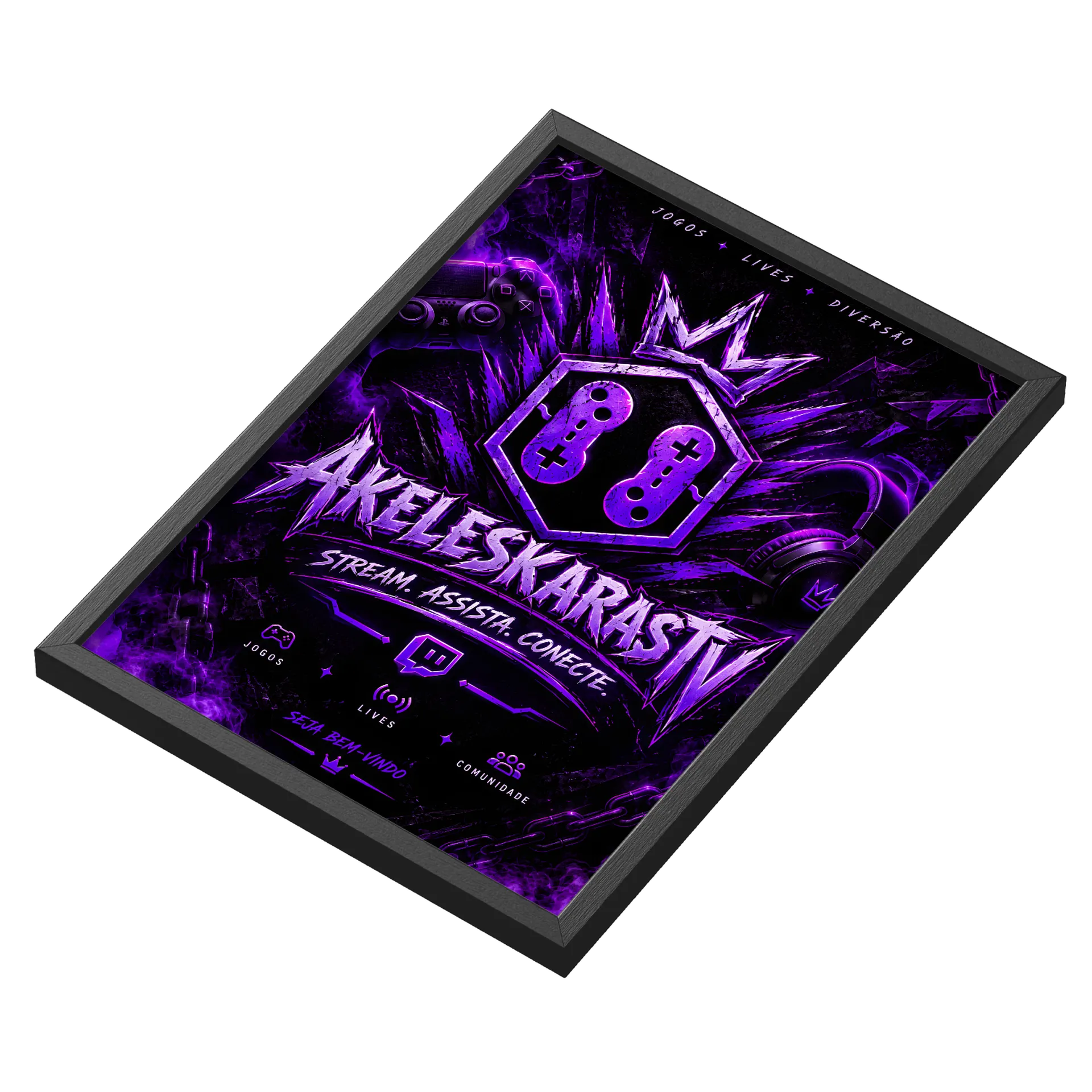 Quadro A3 personalizado Com Vidro de akeleskarastv — imagem 3 de 3