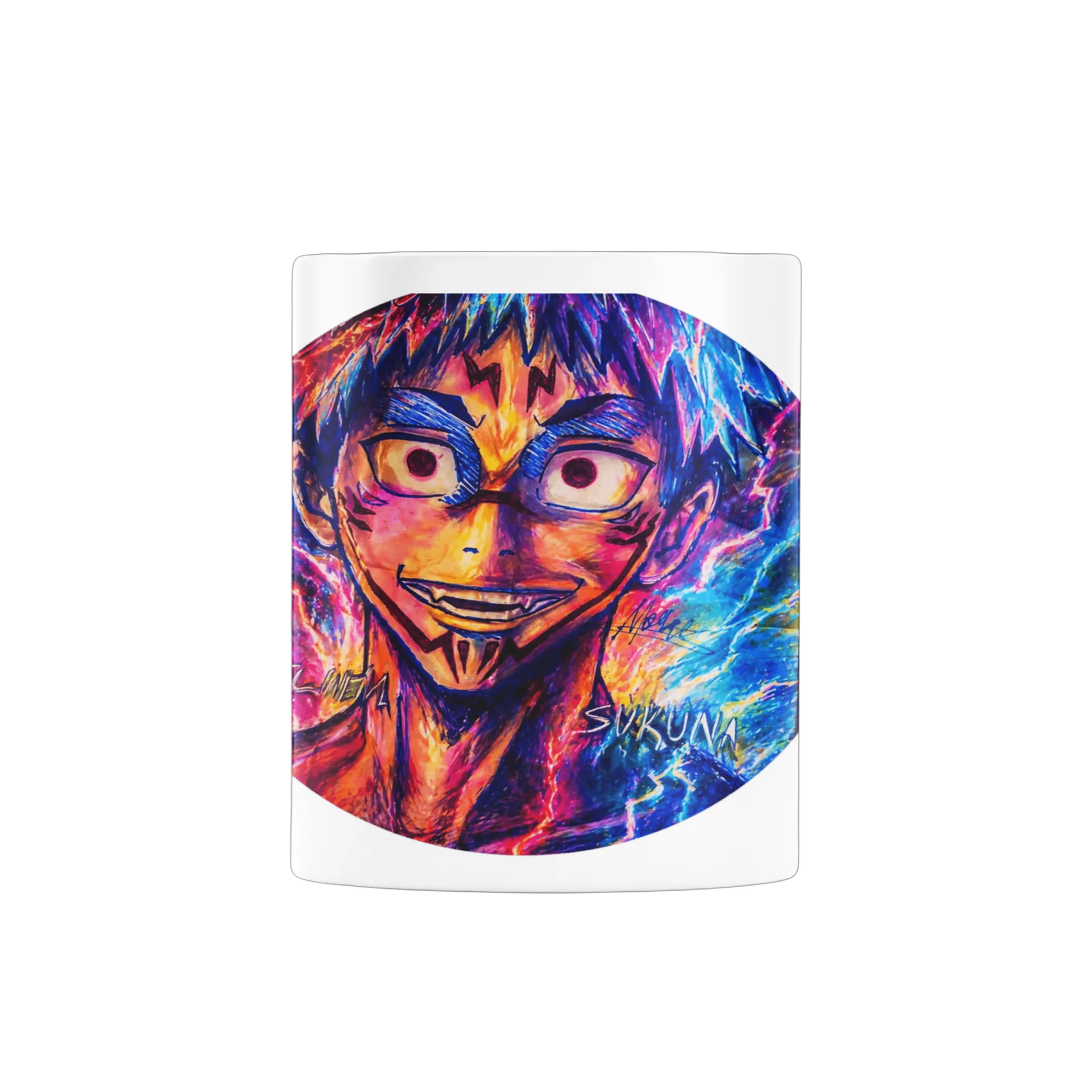 Caneca Porcelana Goku Neon 325ml - Imagem 3