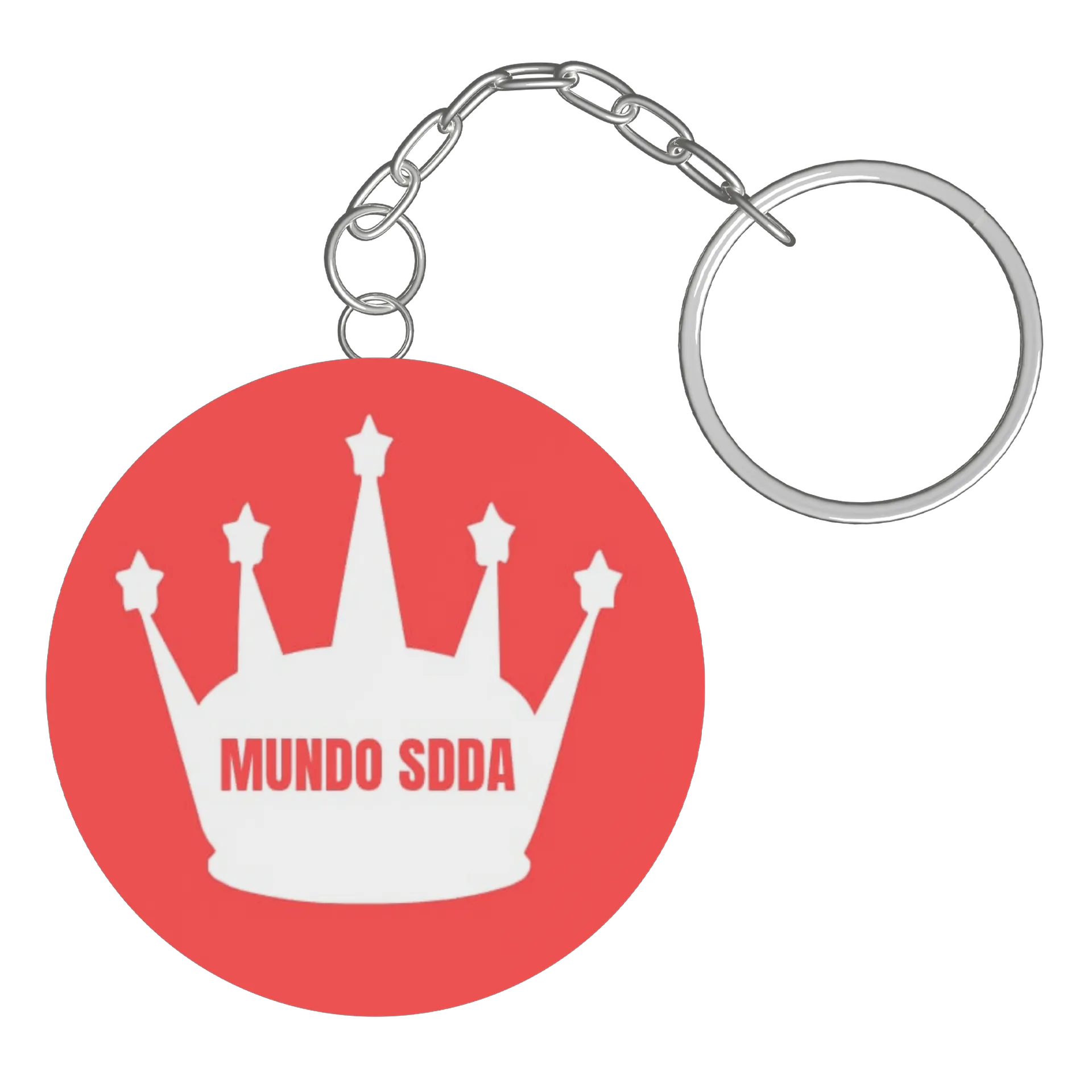 Chaveiro MDF Coroa Mundo SDDA de Mundo SDDA